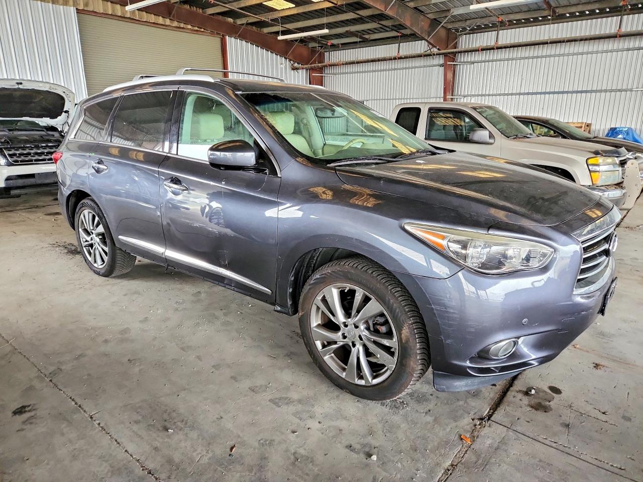 2013 Infiniti Jx35 Base Gray vin: 5N1AL0MM7DC336415