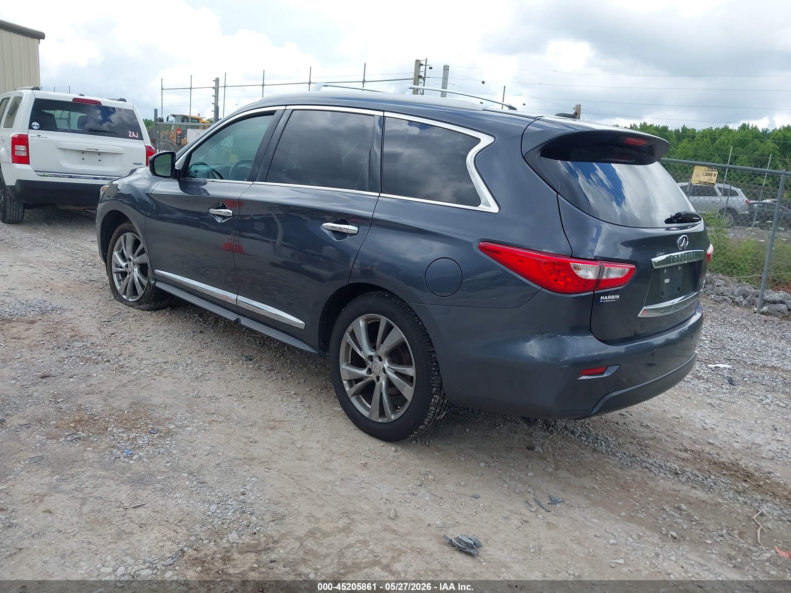2013 Infiniti Jx35   Серый vin: 5N1AL0MM7DC339105