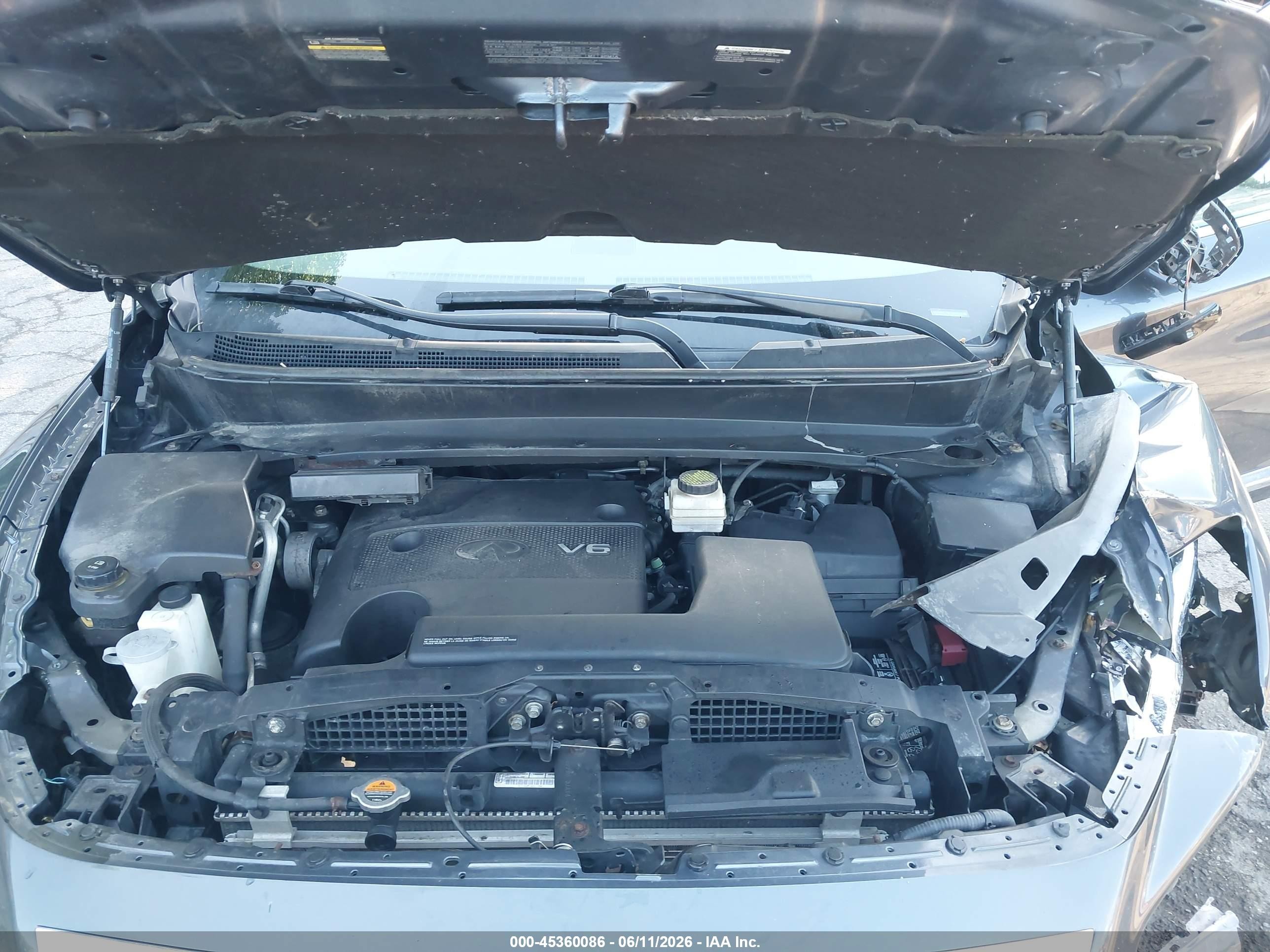 2013 Infiniti Jx35   Gray vin: 5N1AL0MM7DC342196