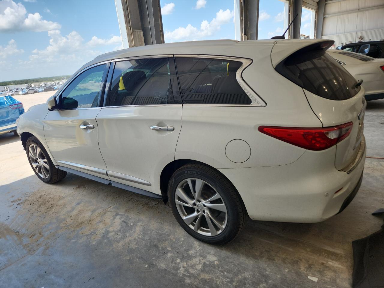 2013 Infiniti Jx35 Base White vin: 5N1AL0MM7DC344109
