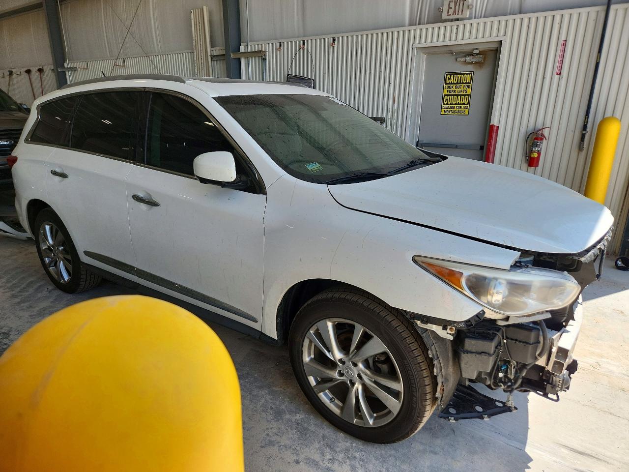2013 Infiniti Jx35 Base White vin: 5N1AL0MM7DC344109