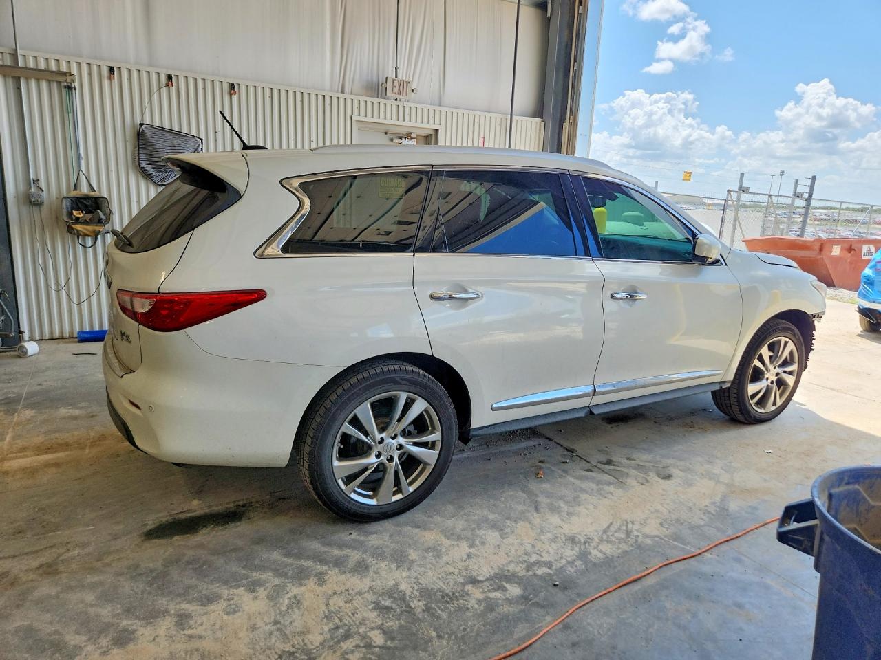 2013 Infiniti Jx35 Base White vin: 5N1AL0MM7DC344109