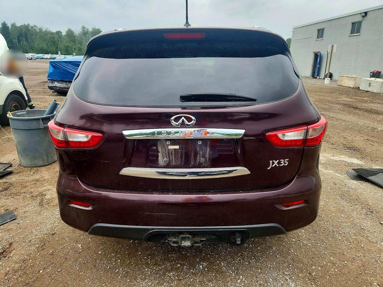 2013 Infiniti Jx35 Base Maroon vin: 5N1AL0MM7DC345129