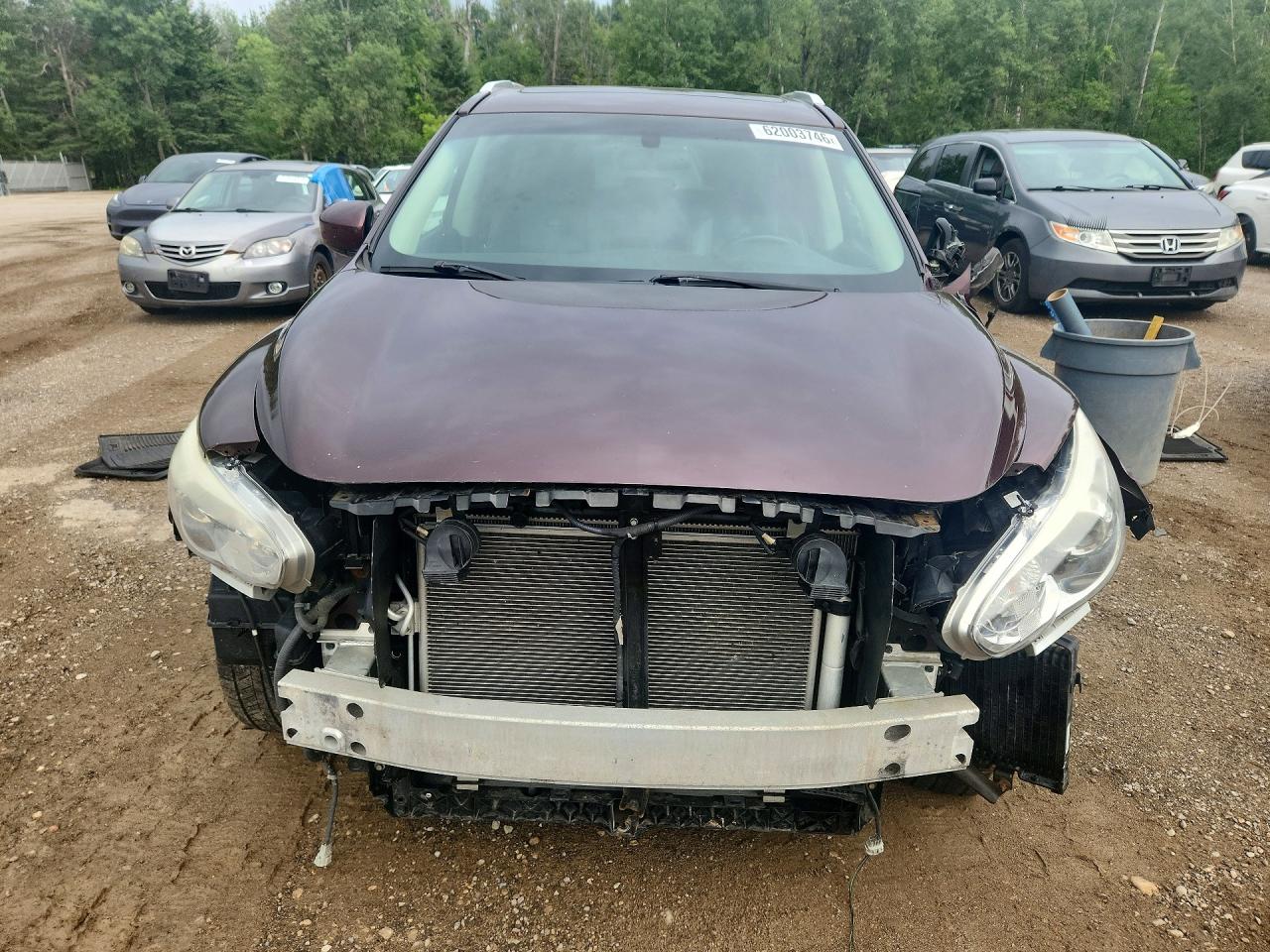 2013 Infiniti Jx35 Base Maroon vin: 5N1AL0MM7DC345129