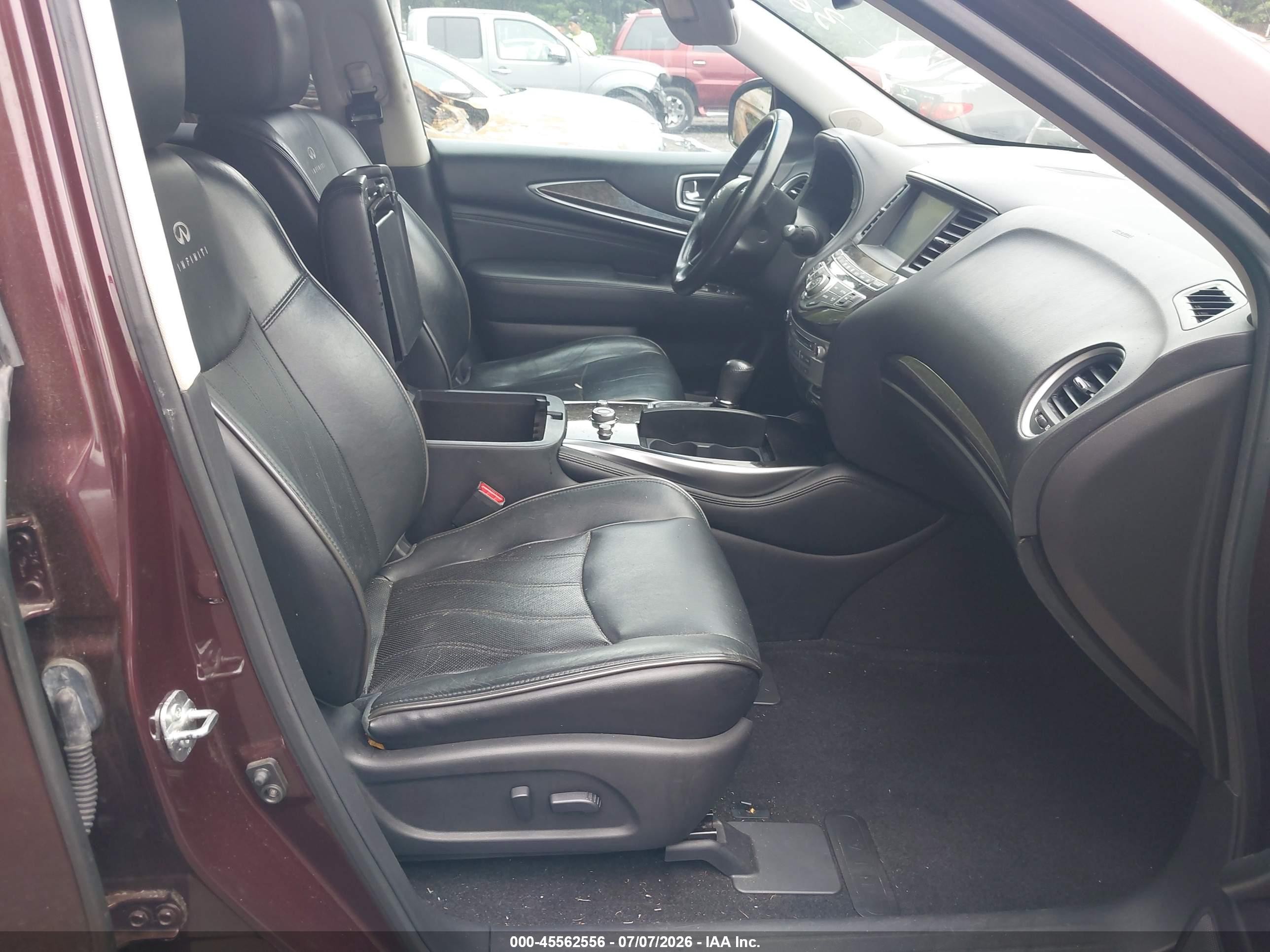 2014 Infiniti Qx60   Burgundy vin: 5N1AL0MM7EC501879