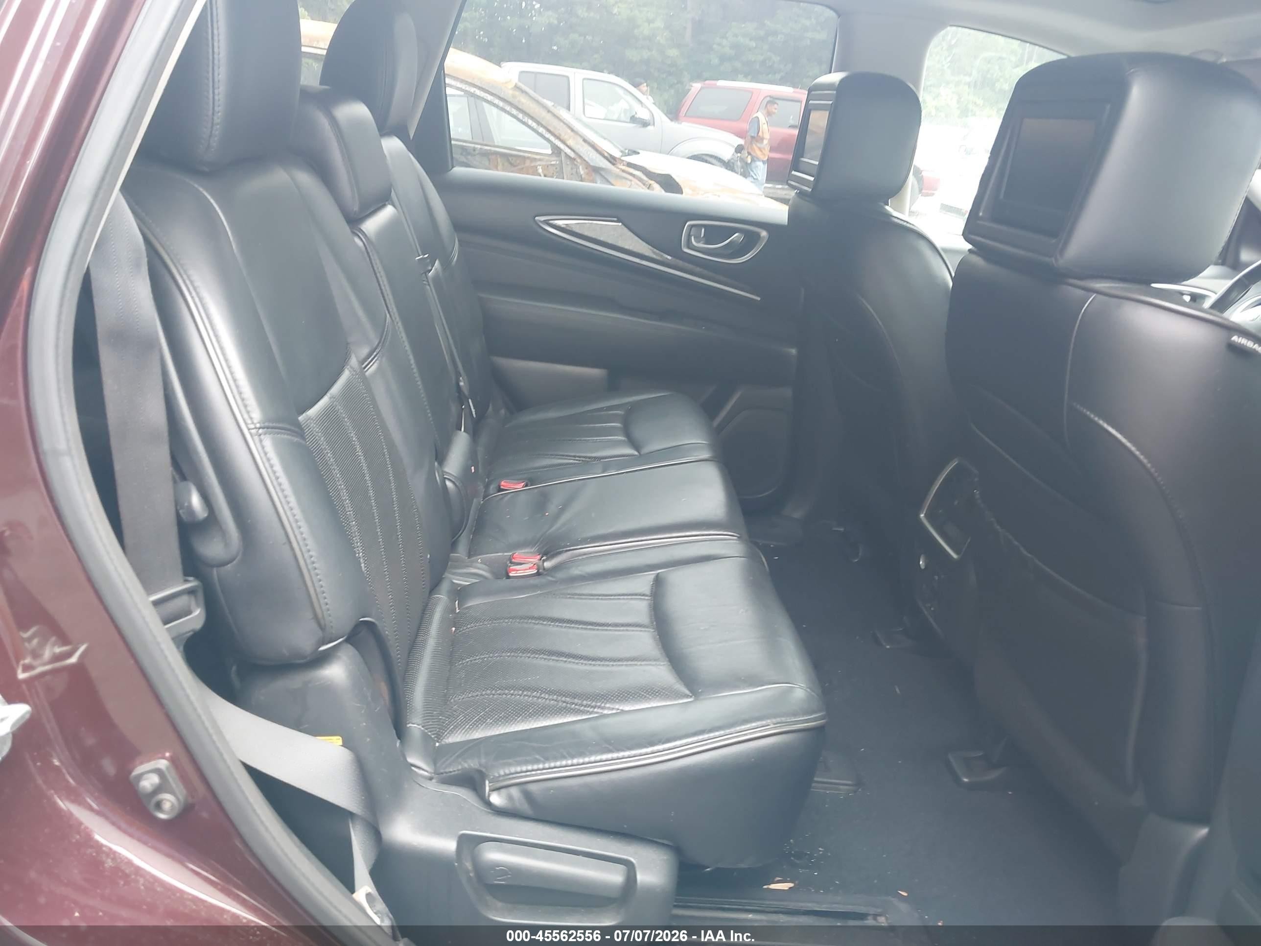 2014 Infiniti Qx60   Burgundy vin: 5N1AL0MM7EC501879