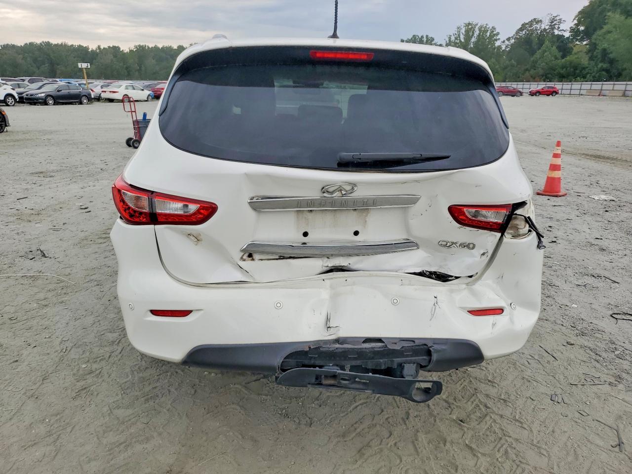 2014 Infiniti Qx60 Base Белый vin: 5N1AL0MM7EC502160