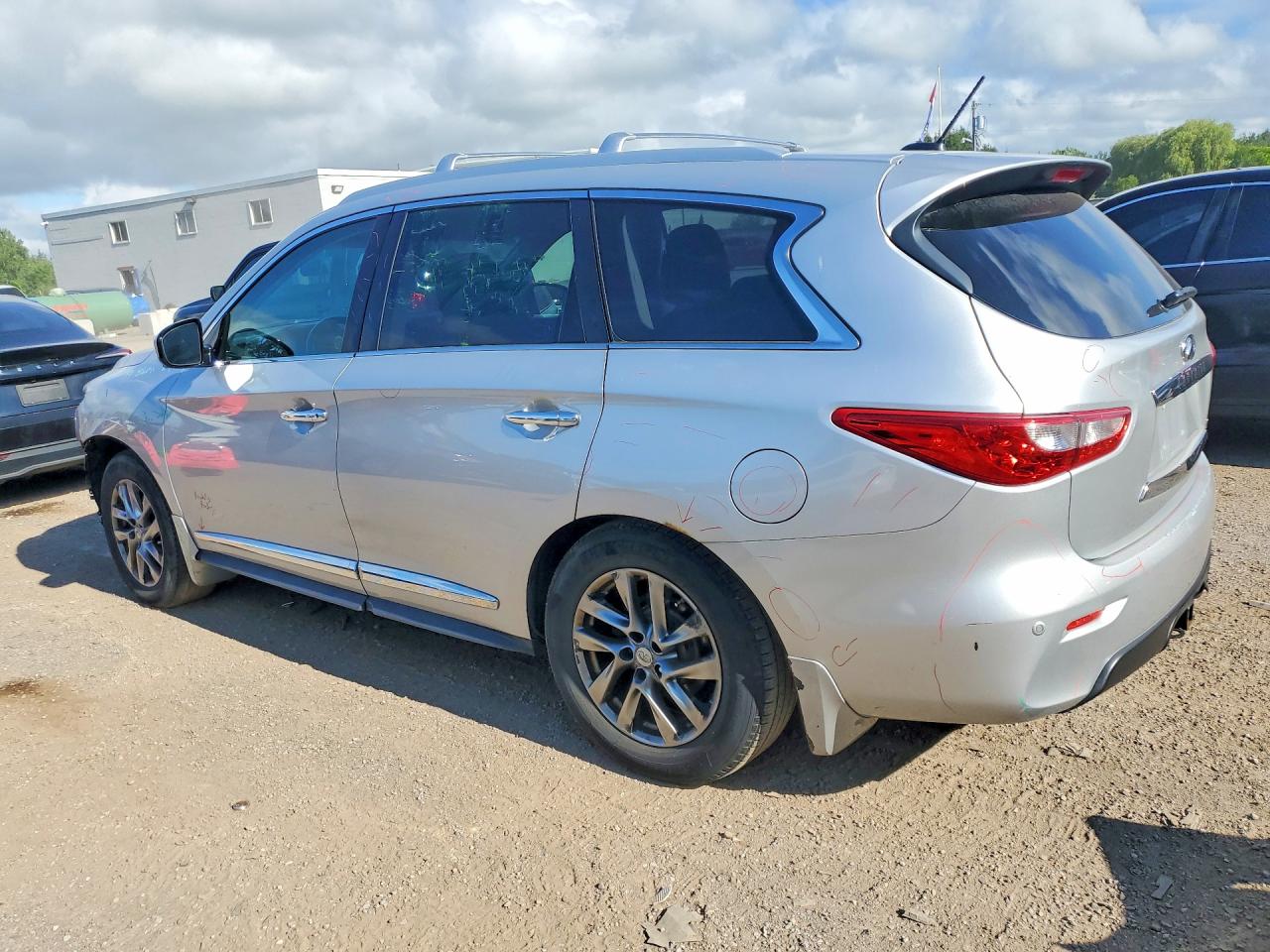 2014 Infiniti Qx60 Base Silver vin: 5N1AL0MM7EC506905