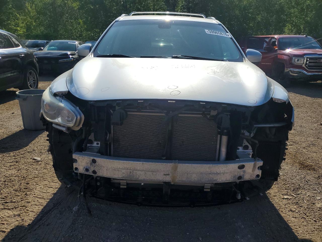2014 Infiniti Qx60 Base Silver vin: 5N1AL0MM7EC506905