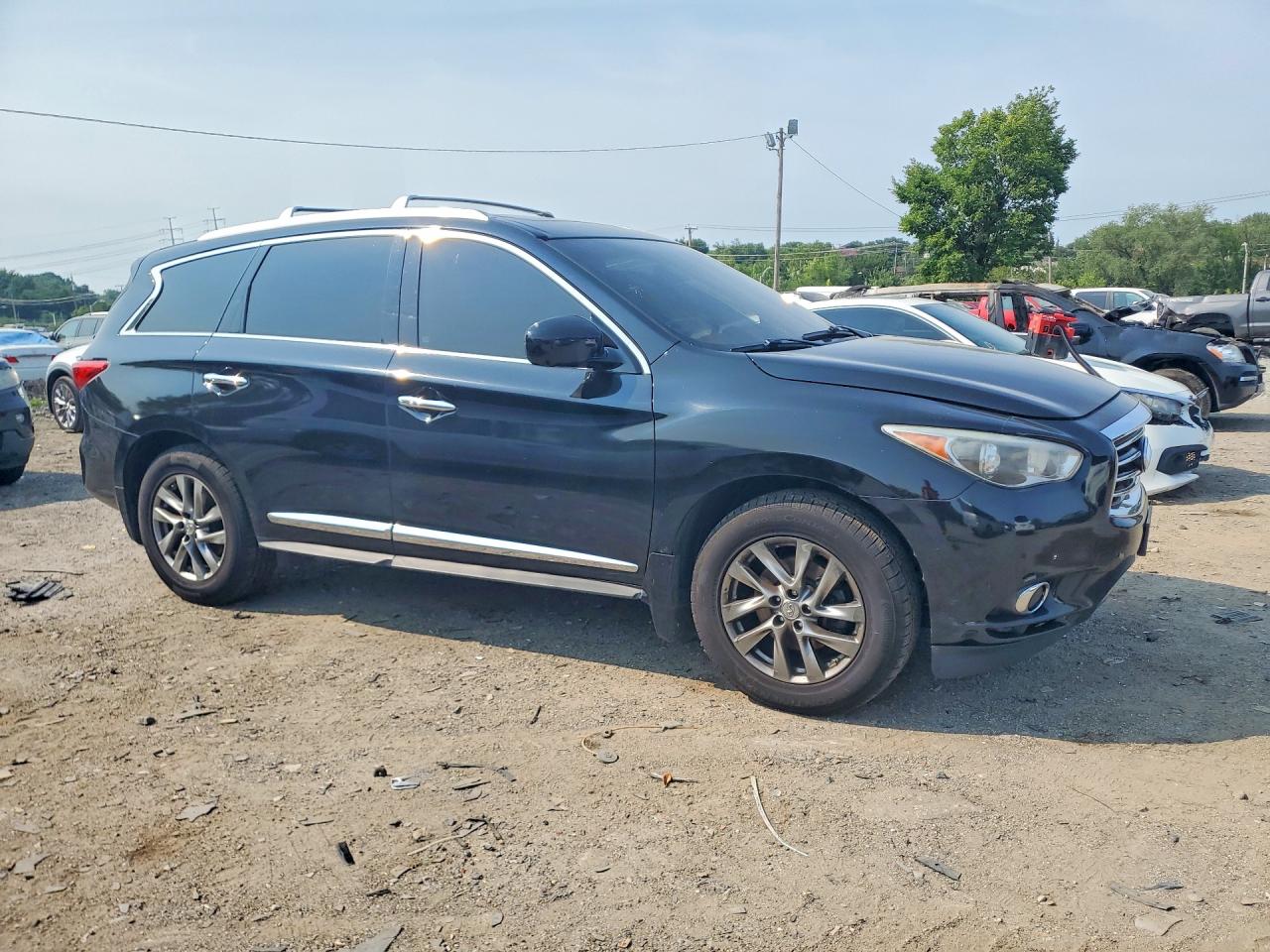 2014 Infiniti Qx60 Base Black vin: 5N1AL0MM7EC508587