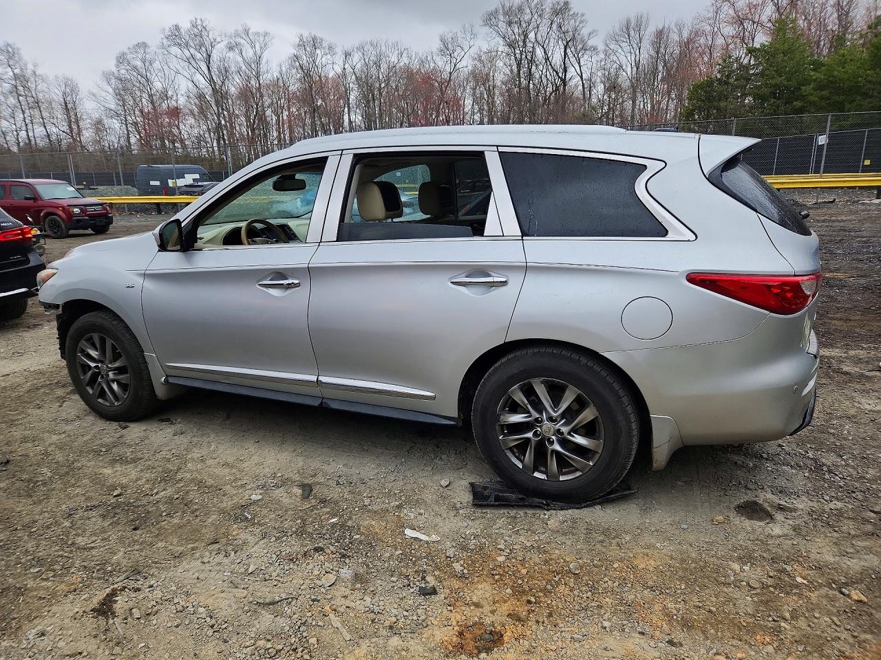 2014 Infiniti Qx60 Base Silver vin: 5N1AL0MM7EC509190
