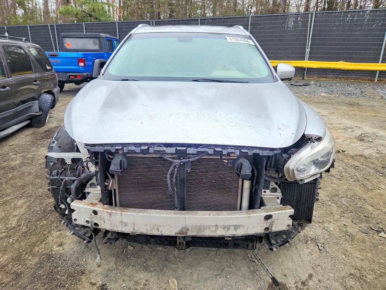 2014 Infiniti Qx60 Base Silver vin: 5N1AL0MM7EC509190