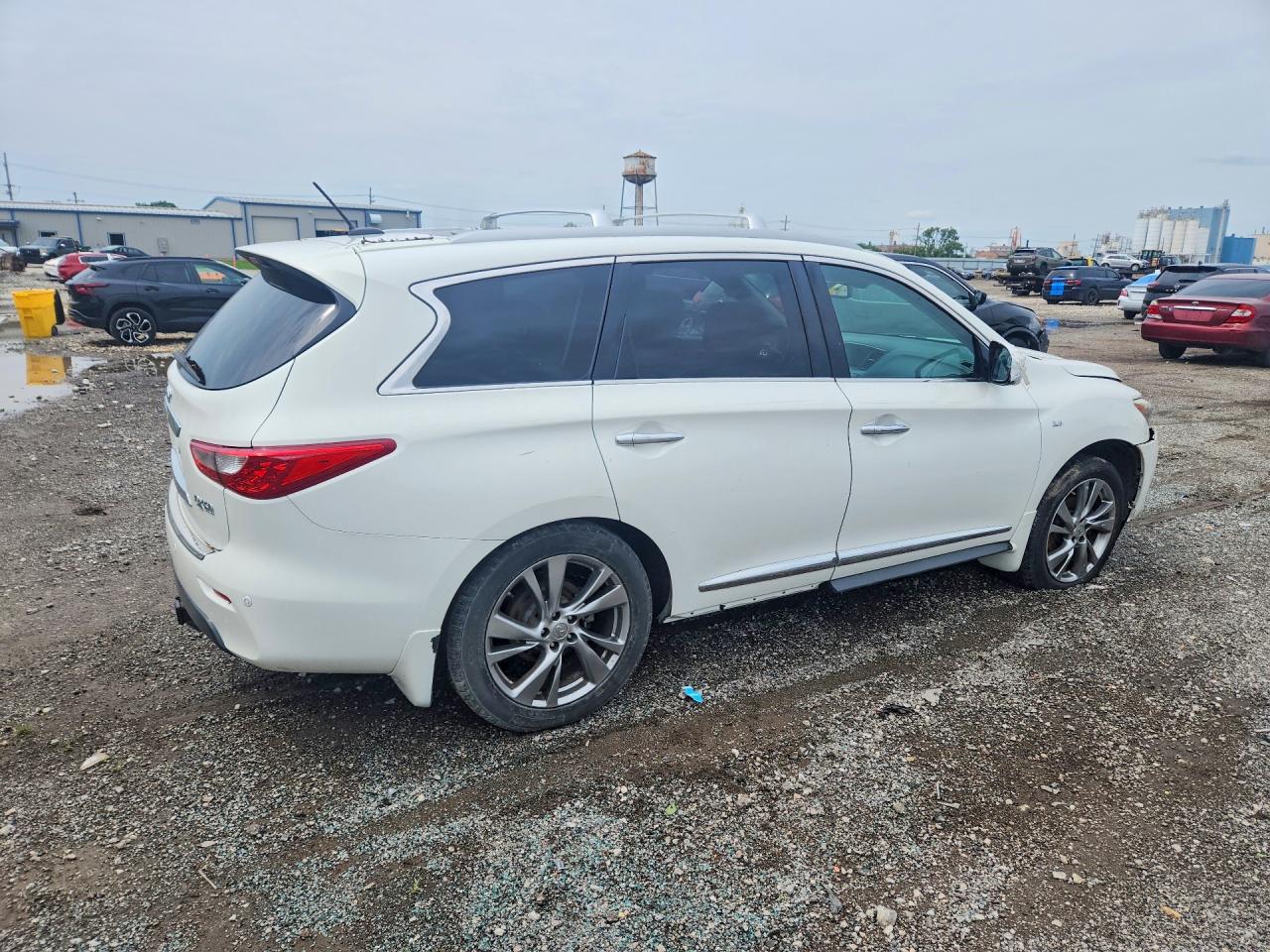 2014 Infiniti Qx60 White vin: 5N1AL0MM7EC509299