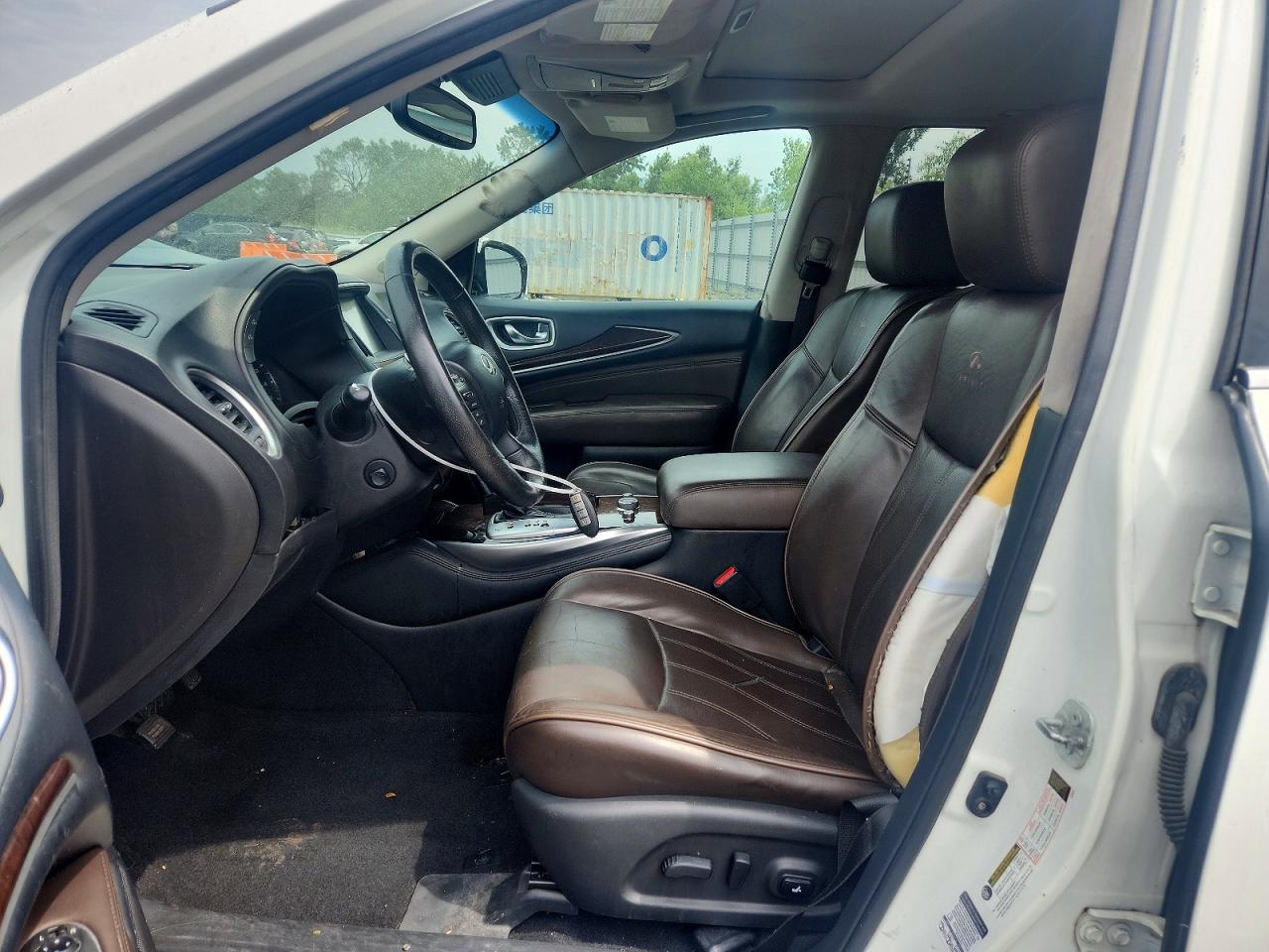 2014 Infiniti Qx60 White vin: 5N1AL0MM7EC509299