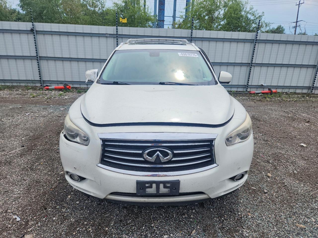 2014 Infiniti Qx60 White vin: 5N1AL0MM7EC509299