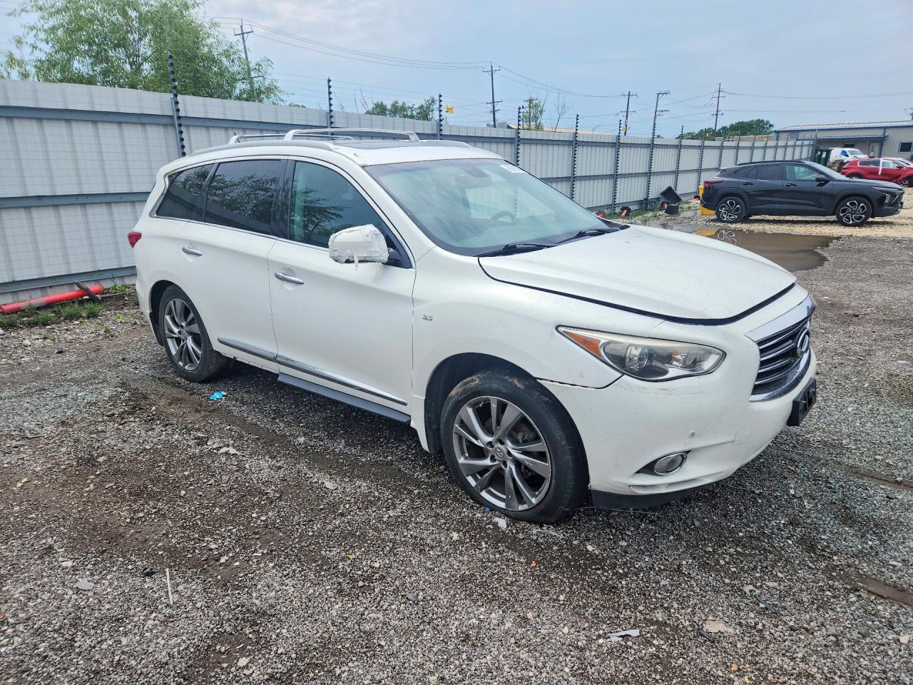 2014 Infiniti Qx60 White vin: 5N1AL0MM7EC509299