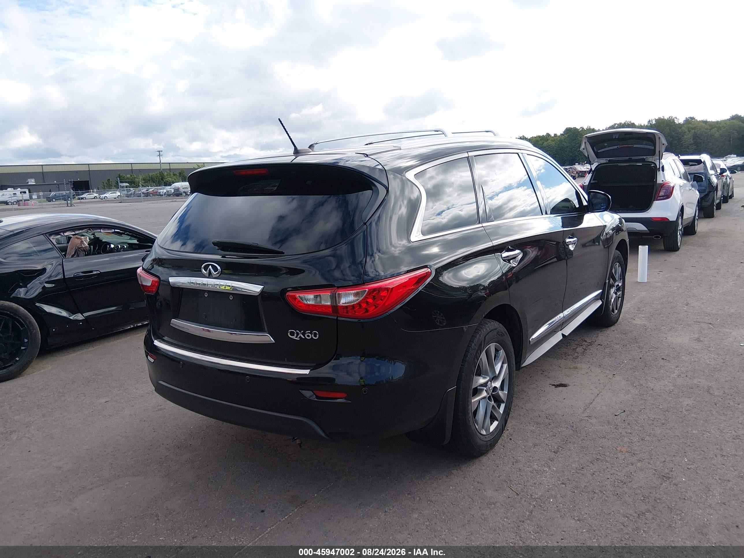 2014 Infiniti Qx60 Black vin: 5N1AL0MM7EC511795