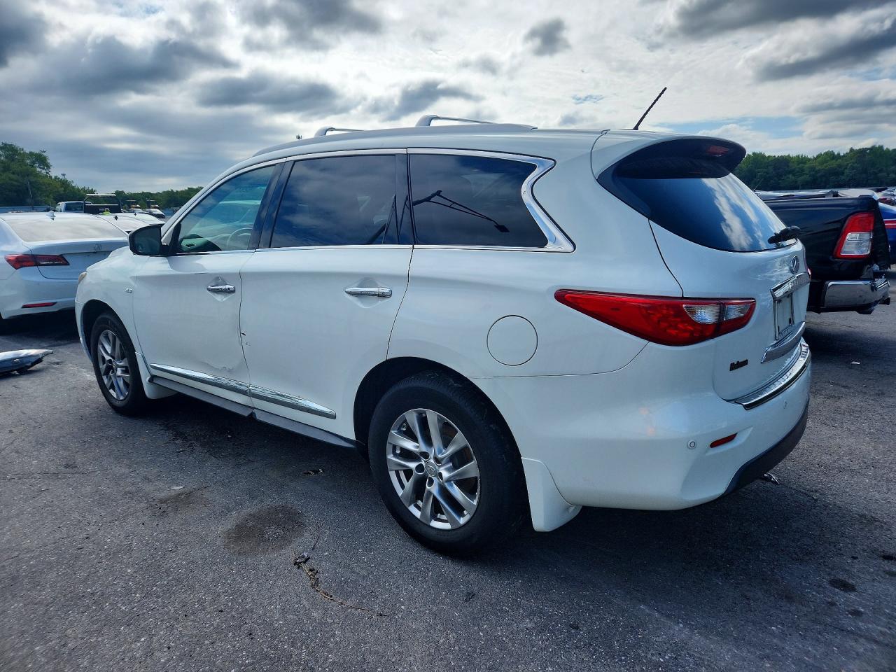 2014 Infiniti Qx60 Base White vin: 5N1AL0MM7EC516186
