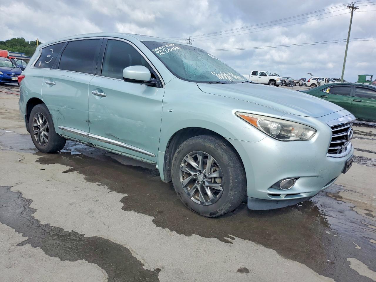 2014 Infiniti Qx60 Base Silver vin: 5N1AL0MM7EC524062