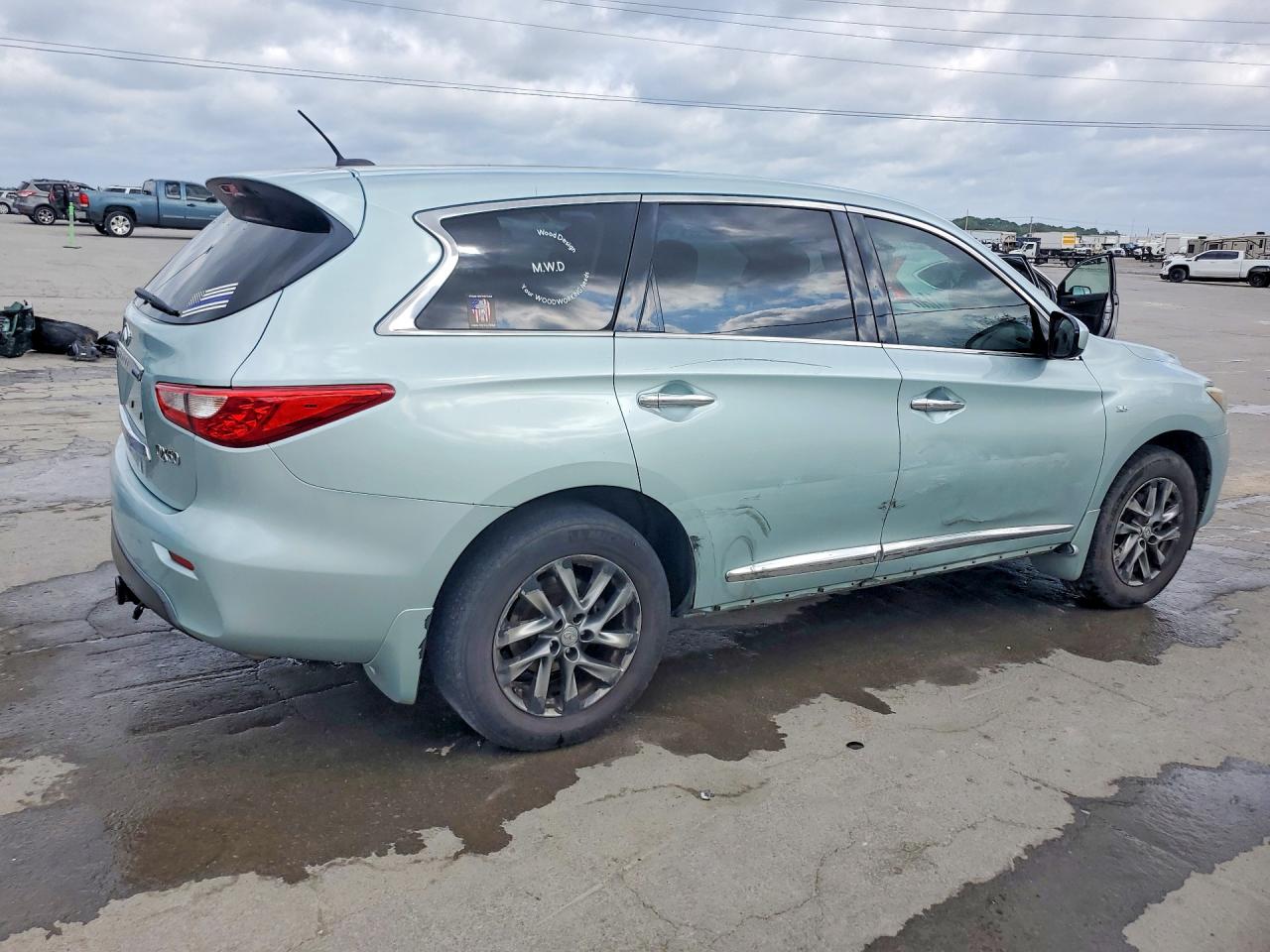 2014 Infiniti Qx60 Base Silver vin: 5N1AL0MM7EC524062