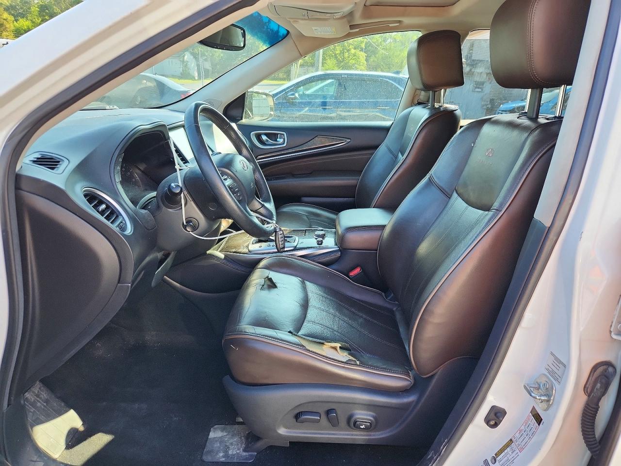 2014 Infiniti Qx60 Base White vin: 5N1AL0MM7EC526264