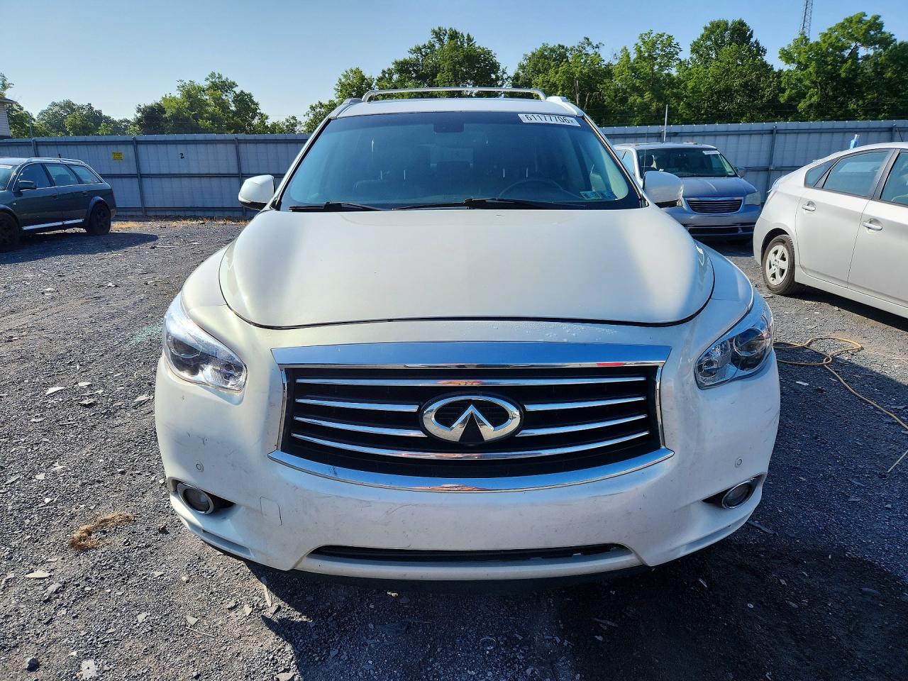 2014 Infiniti Qx60 Base White vin: 5N1AL0MM7EC526264