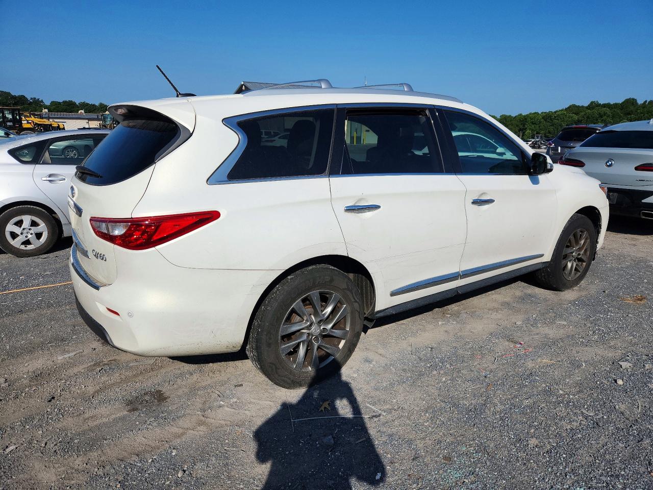 2014 Infiniti Qx60 Base White vin: 5N1AL0MM7EC526264