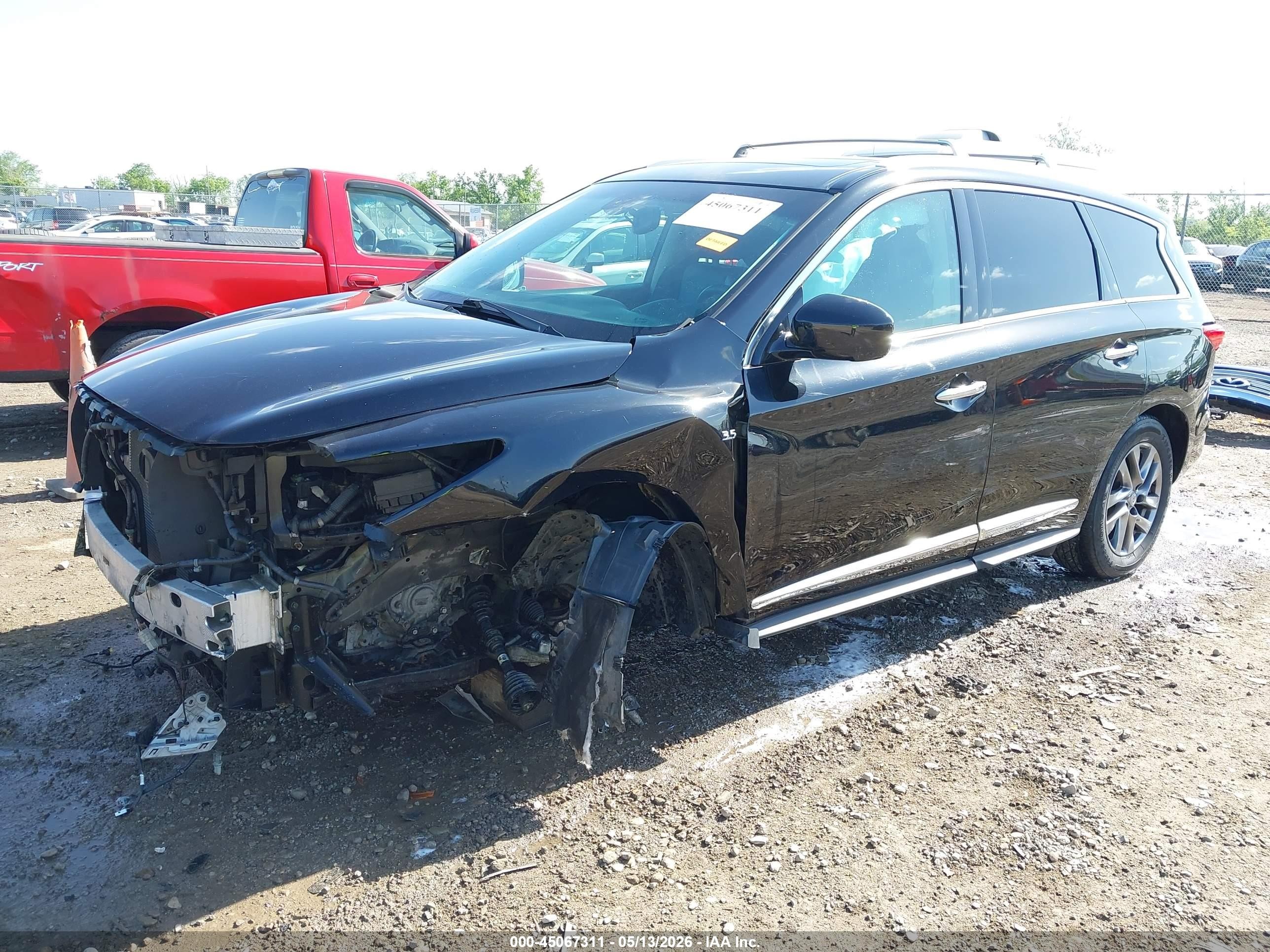 2014 Infiniti Qx60 Black vin: 5N1AL0MM7EC526362