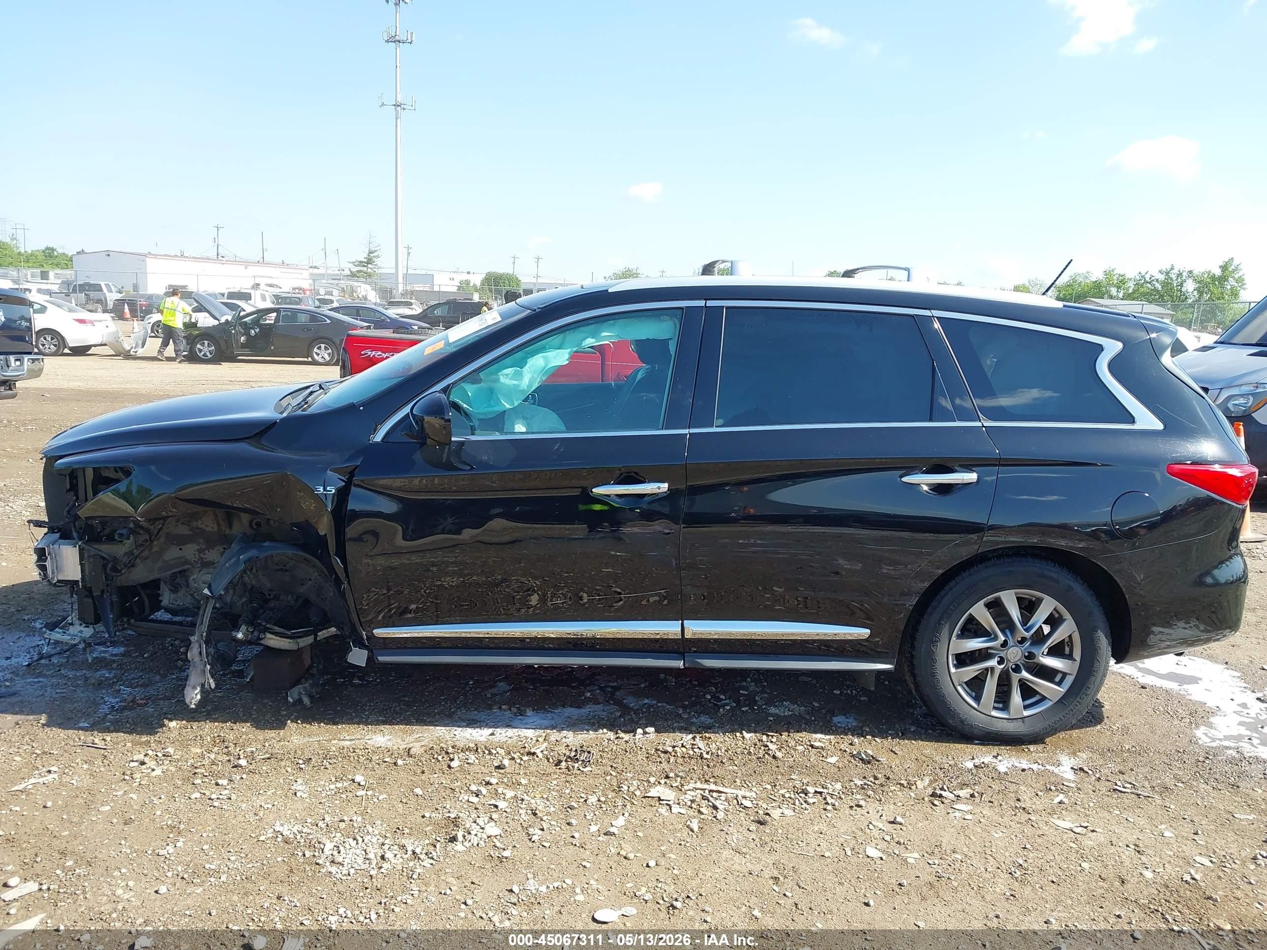2014 Infiniti Qx60 Black vin: 5N1AL0MM7EC526362