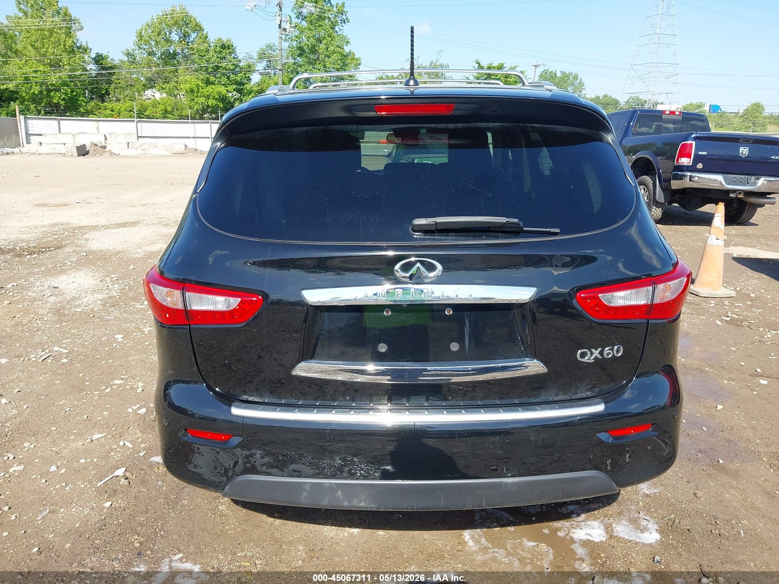 2014 Infiniti Qx60 Black vin: 5N1AL0MM7EC526362