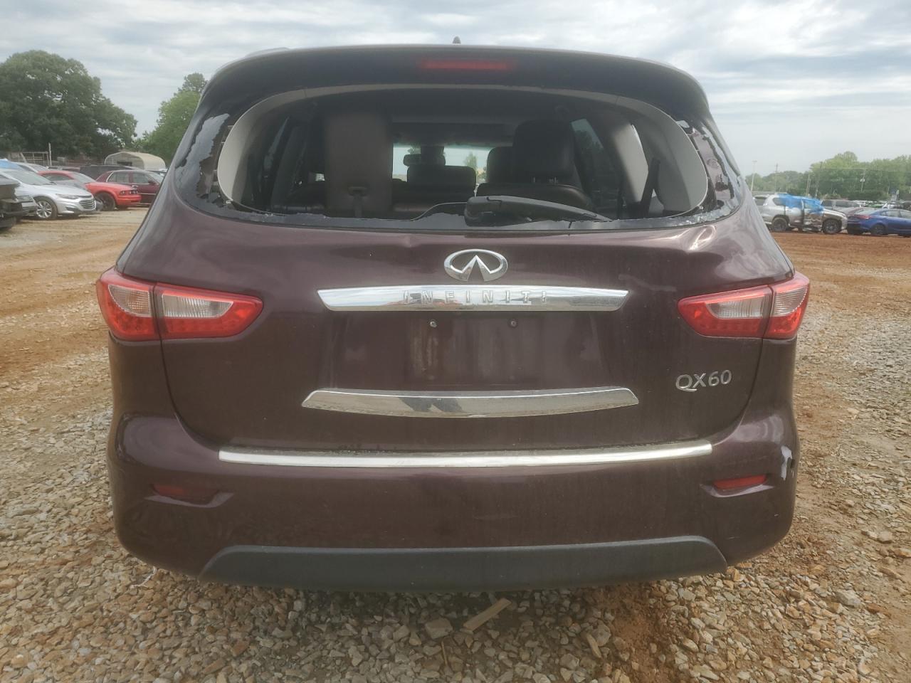 2014 Infiniti Qx60 Maroon vin: 5N1AL0MM7EC527723