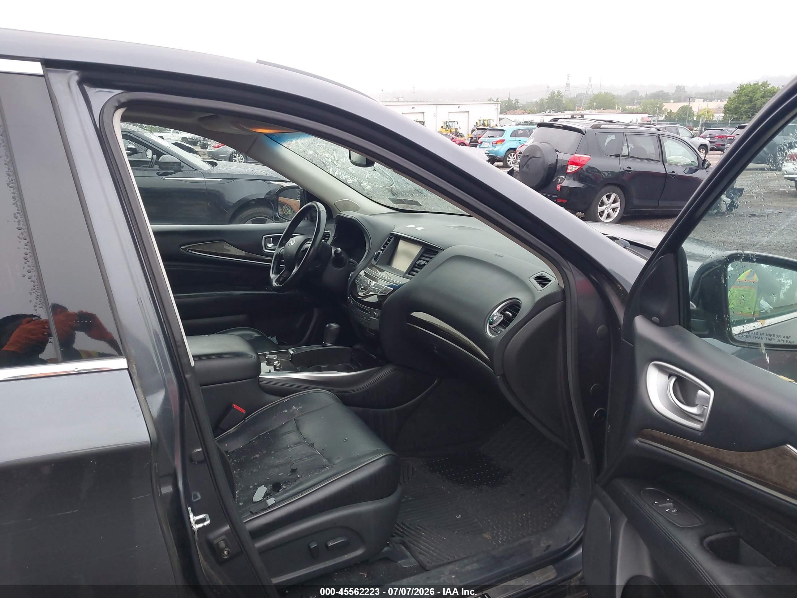 2014 Infiniti Qx60   Gray vin: 5N1AL0MM7EC528841