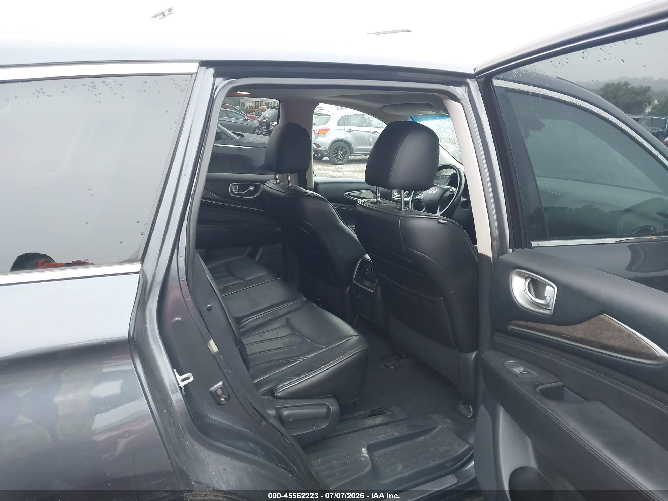 2014 Infiniti Qx60   Gray vin: 5N1AL0MM7EC528841