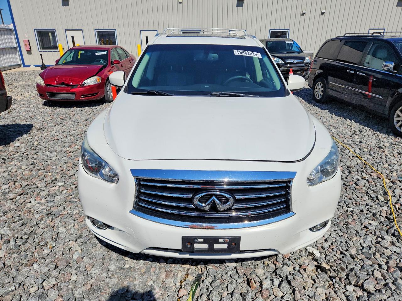 2014 Infiniti Qx60 Base White vin: 5N1AL0MM7EC530492