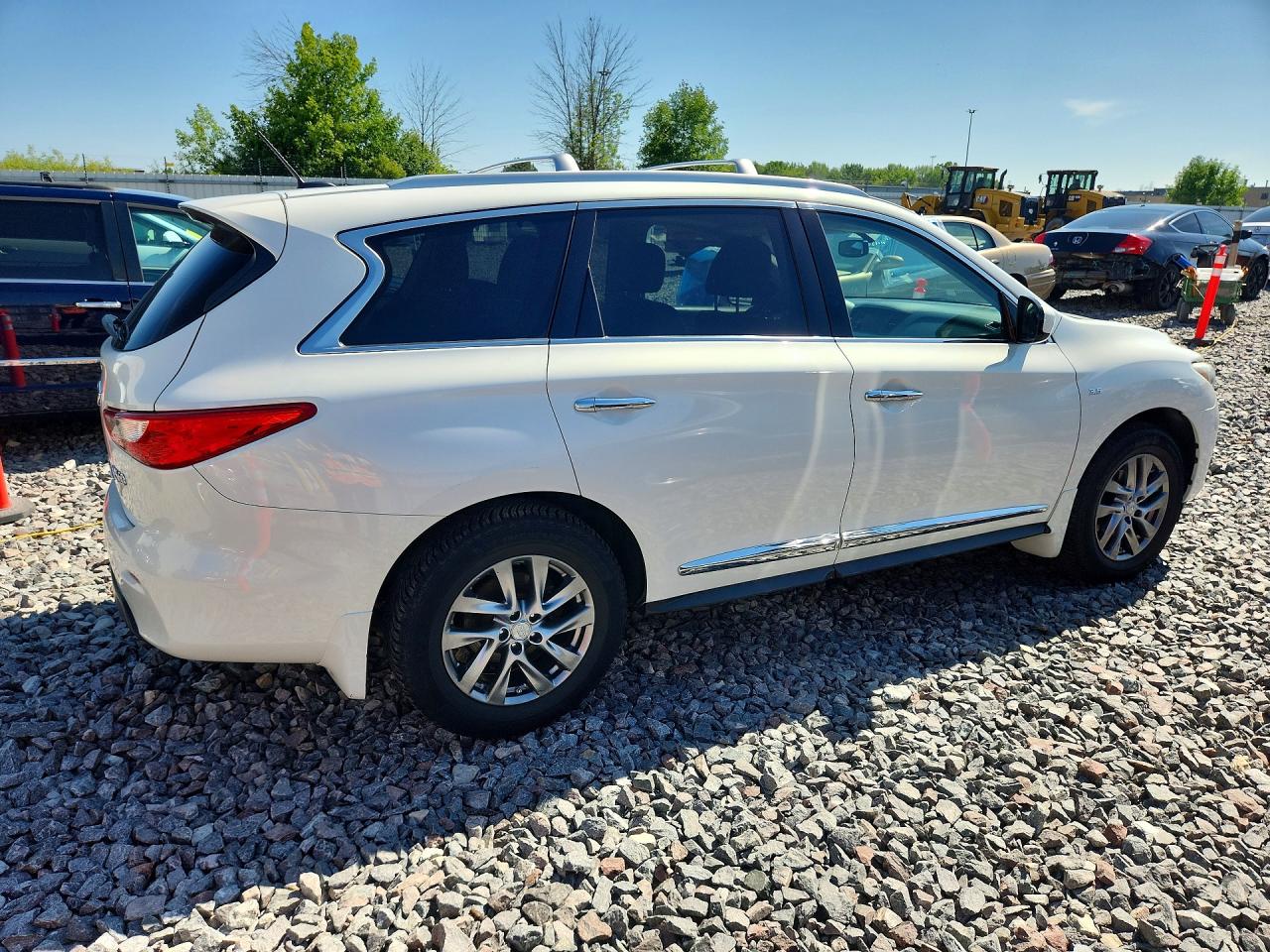 2014 Infiniti Qx60 Base White vin: 5N1AL0MM7EC530492