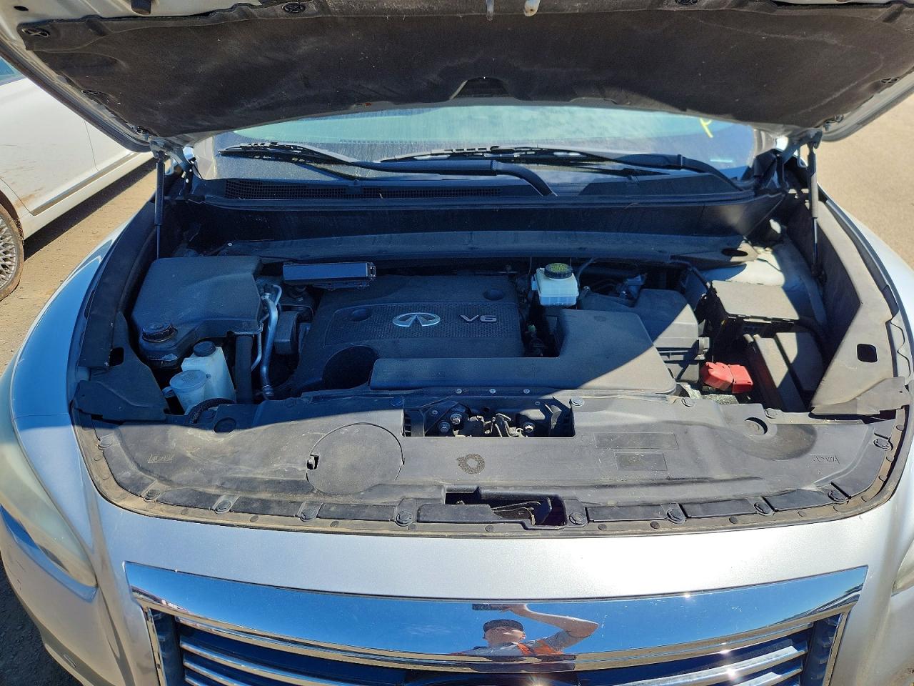 2014 Infiniti Qx60 Base Silver vin: 5N1AL0MM7EC532632
