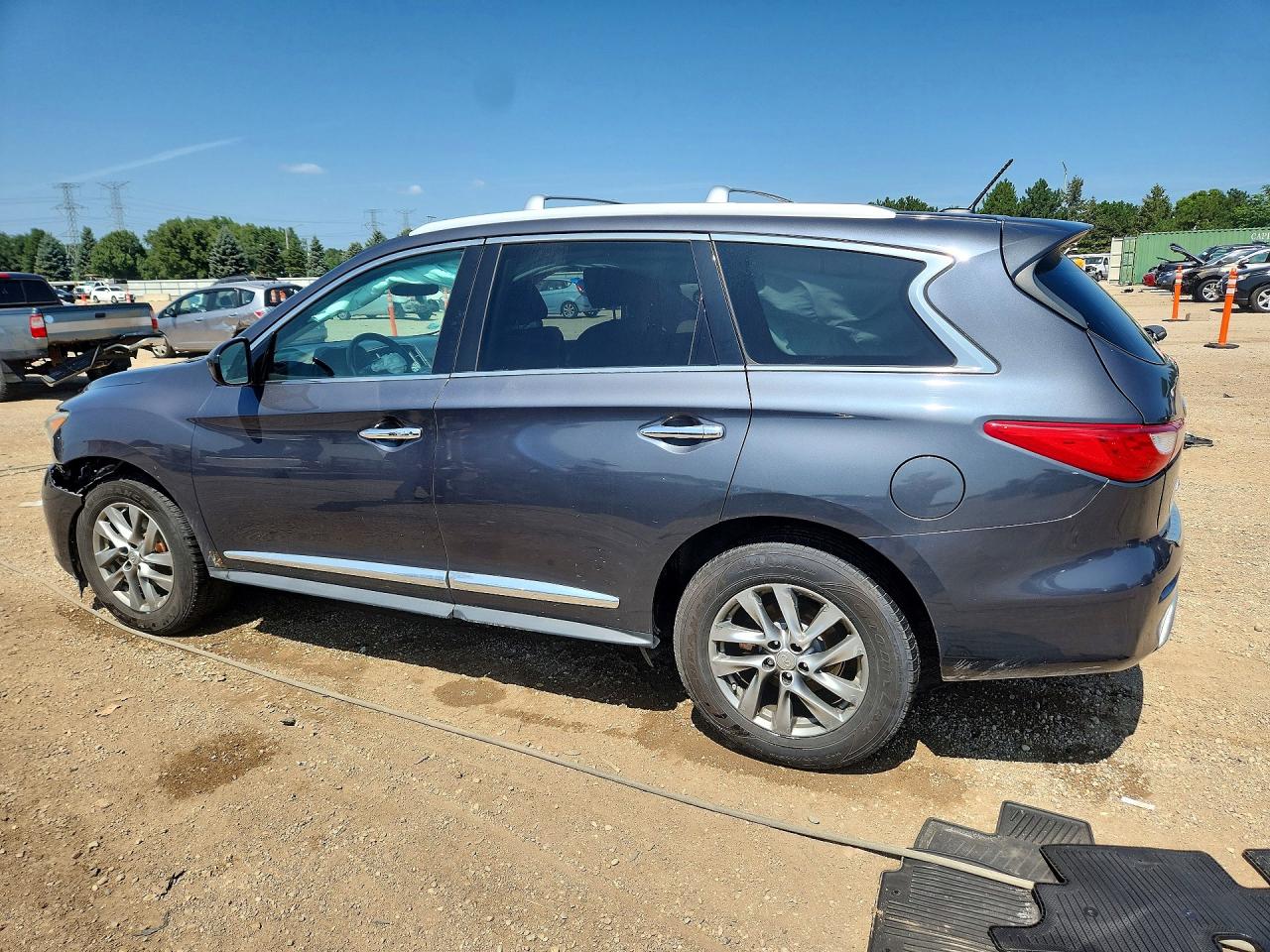 2014 Infiniti Qx60 Base Blue vin: 5N1AL0MM7EC533621