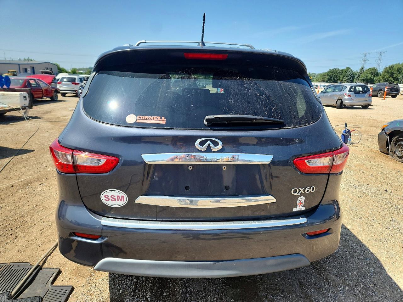 2014 Infiniti Qx60 Base Blue vin: 5N1AL0MM7EC533621