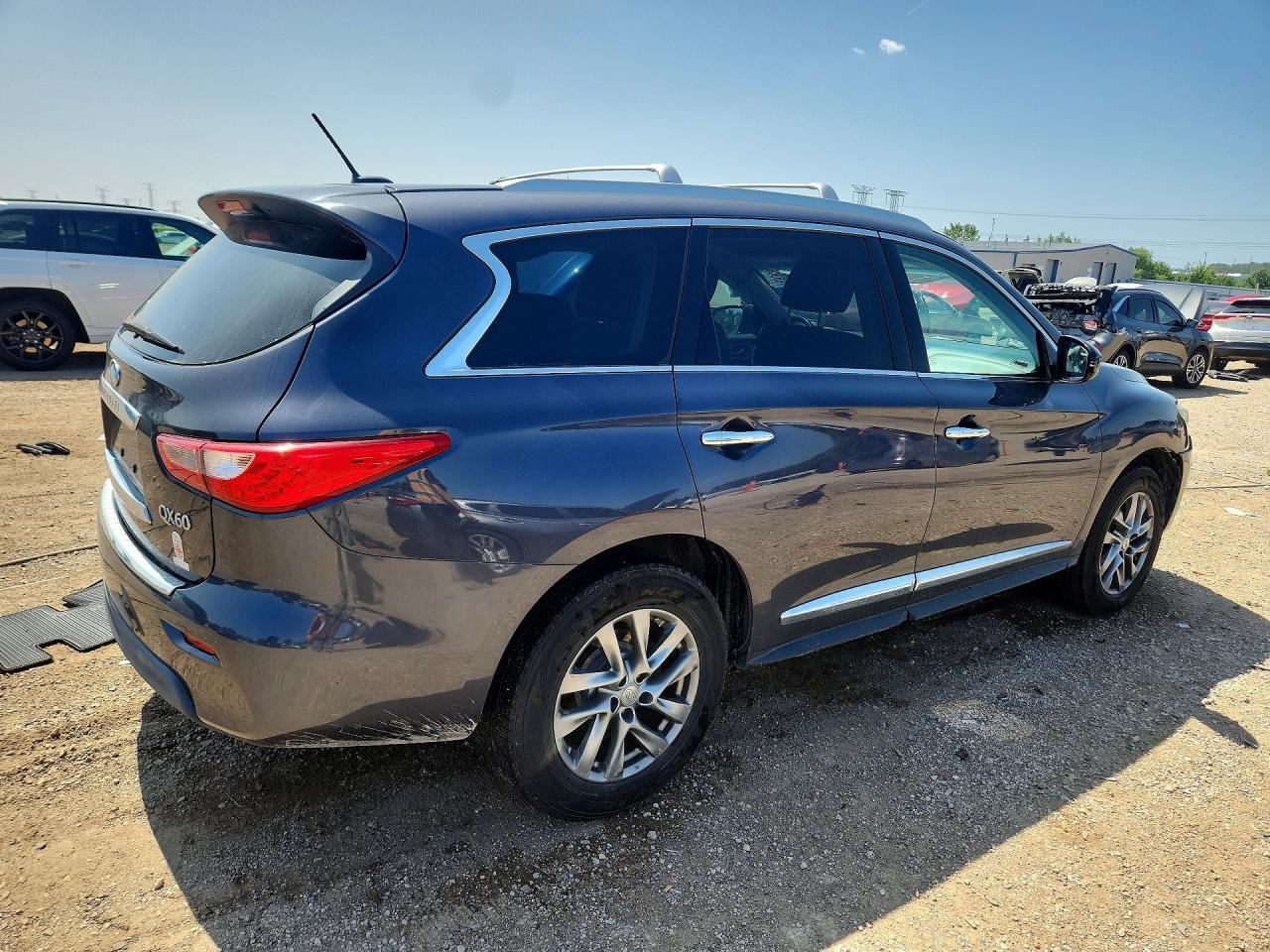 2014 Infiniti Qx60 Base Blue vin: 5N1AL0MM7EC533621
