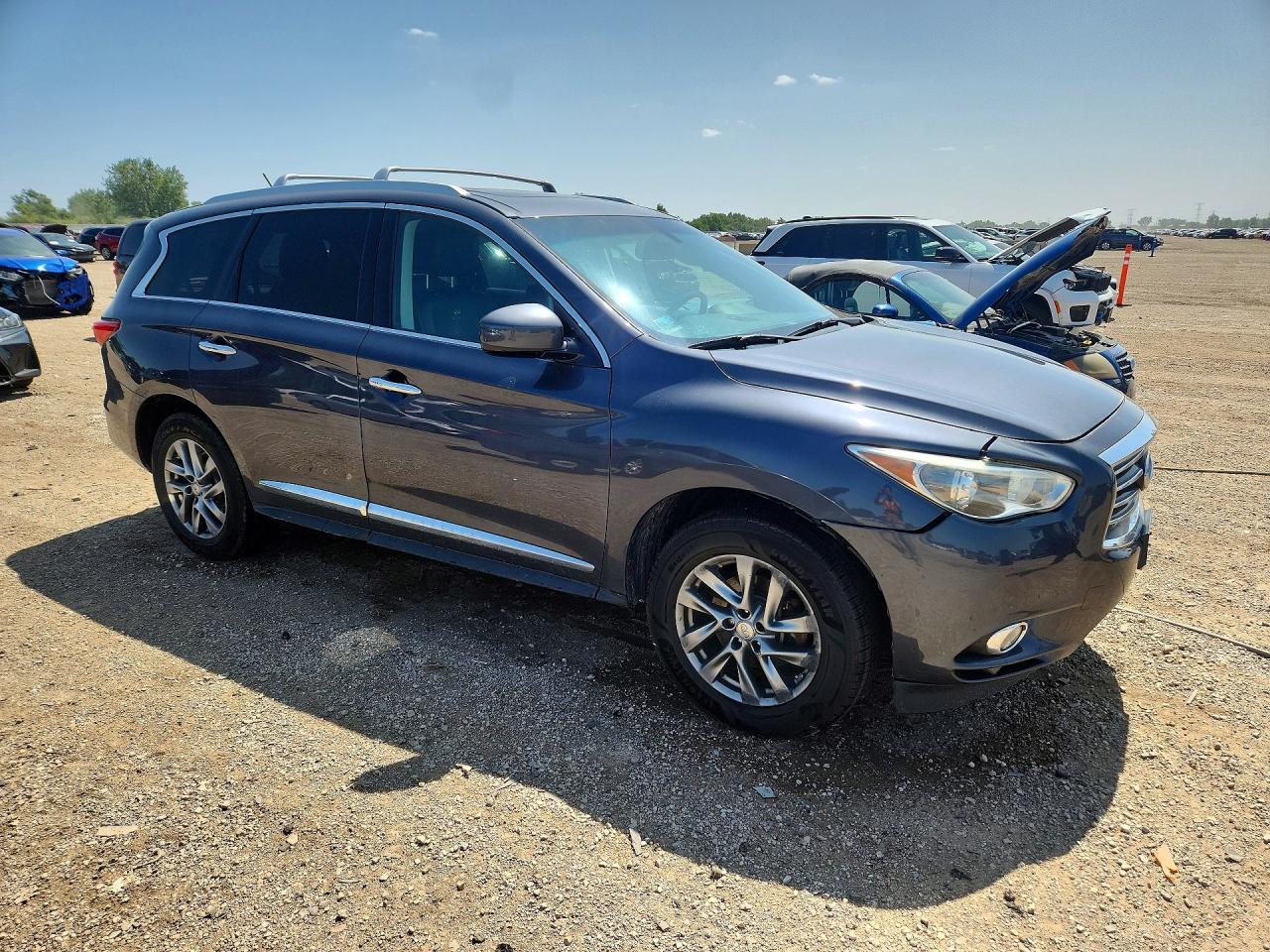 2014 Infiniti Qx60 Base Blue vin: 5N1AL0MM7EC533621