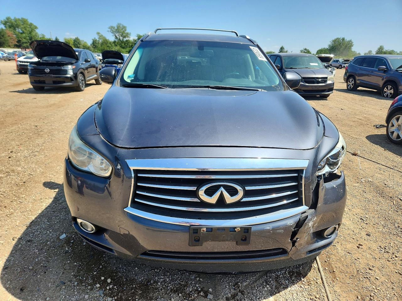 2014 Infiniti Qx60 Base Blue vin: 5N1AL0MM7EC533621