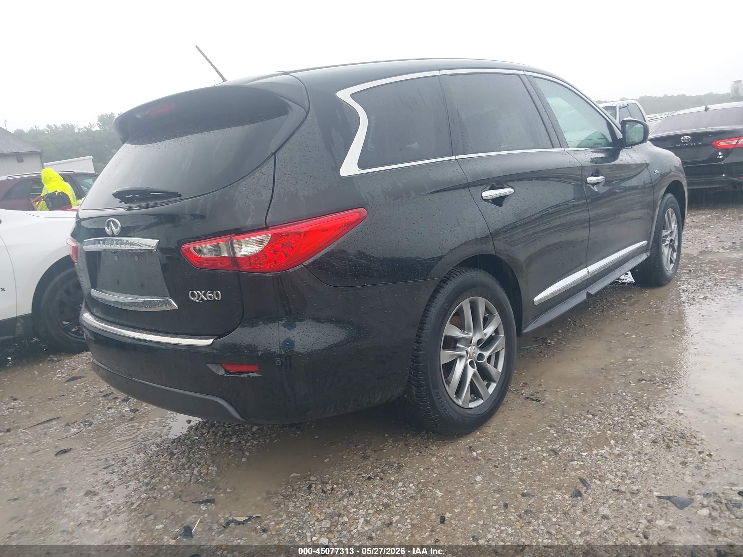 2014 Infiniti Qx60 Черный vin: 5N1AL0MM7EC536180