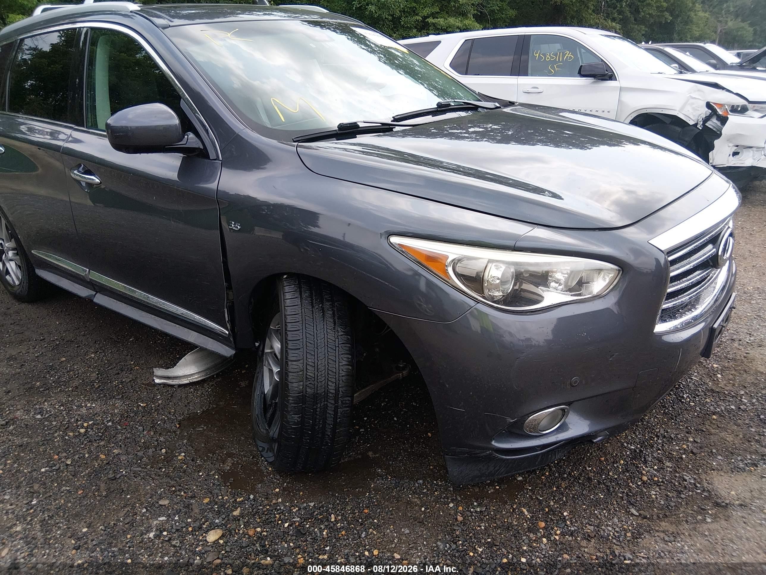 2014 Infiniti Qx60   Серый vin: 5N1AL0MM7EC538852