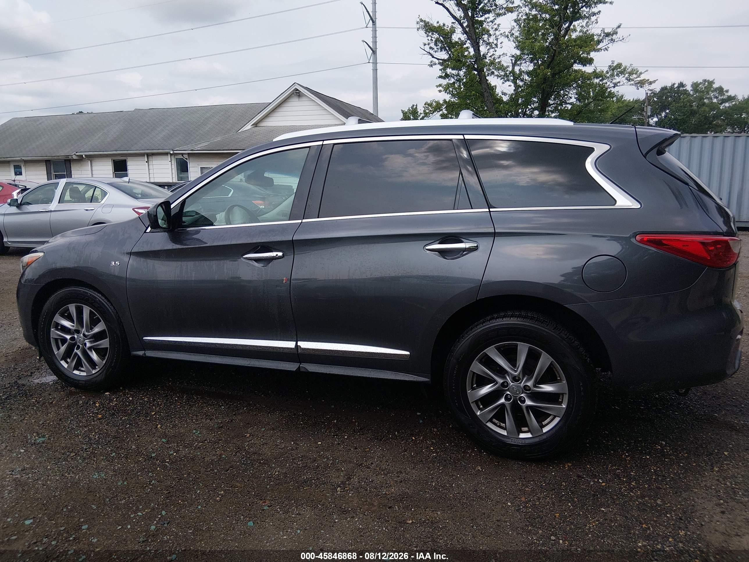 2014 Infiniti Qx60   Серый vin: 5N1AL0MM7EC538852