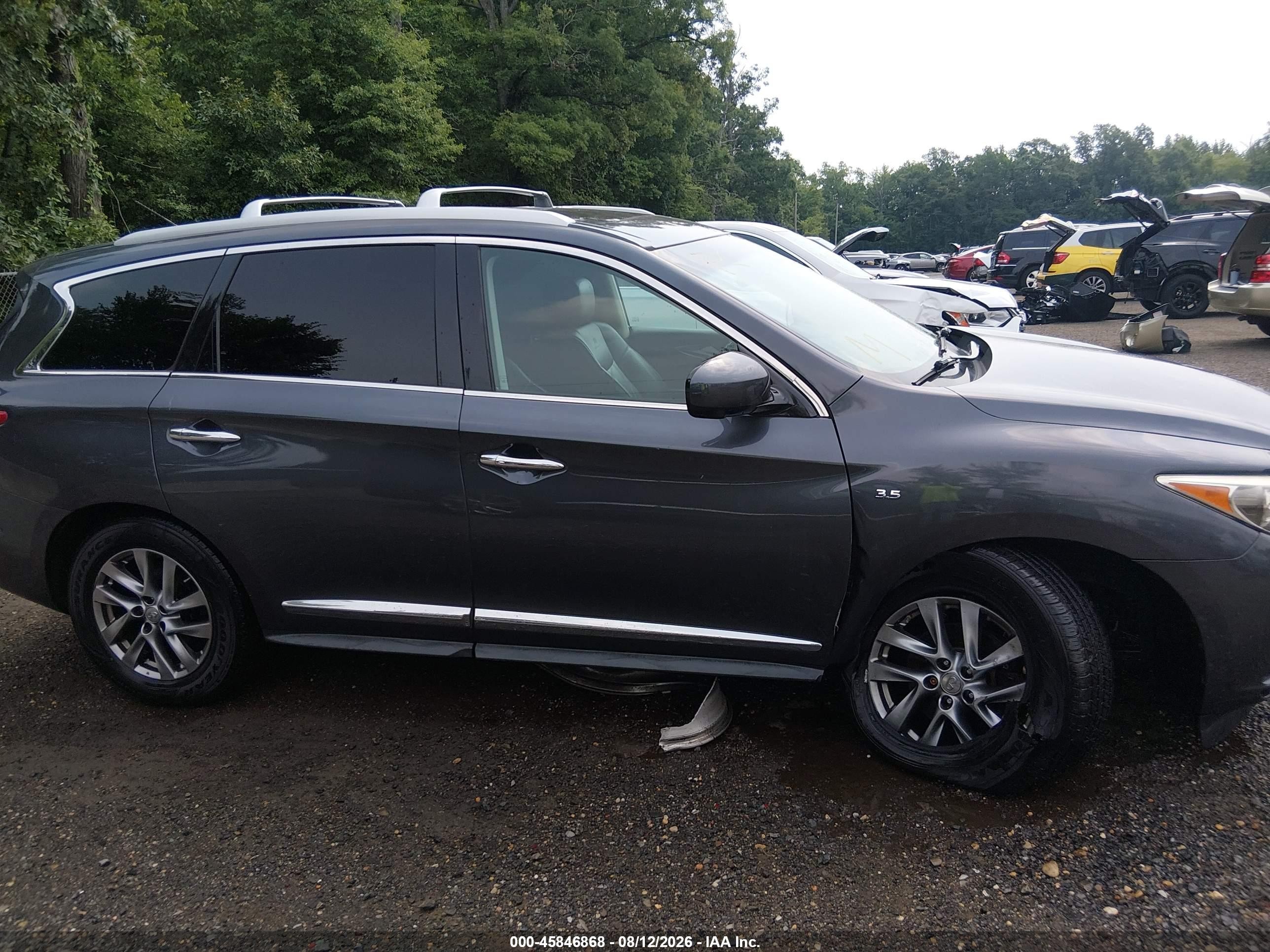 2014 Infiniti Qx60   Серый vin: 5N1AL0MM7EC538852