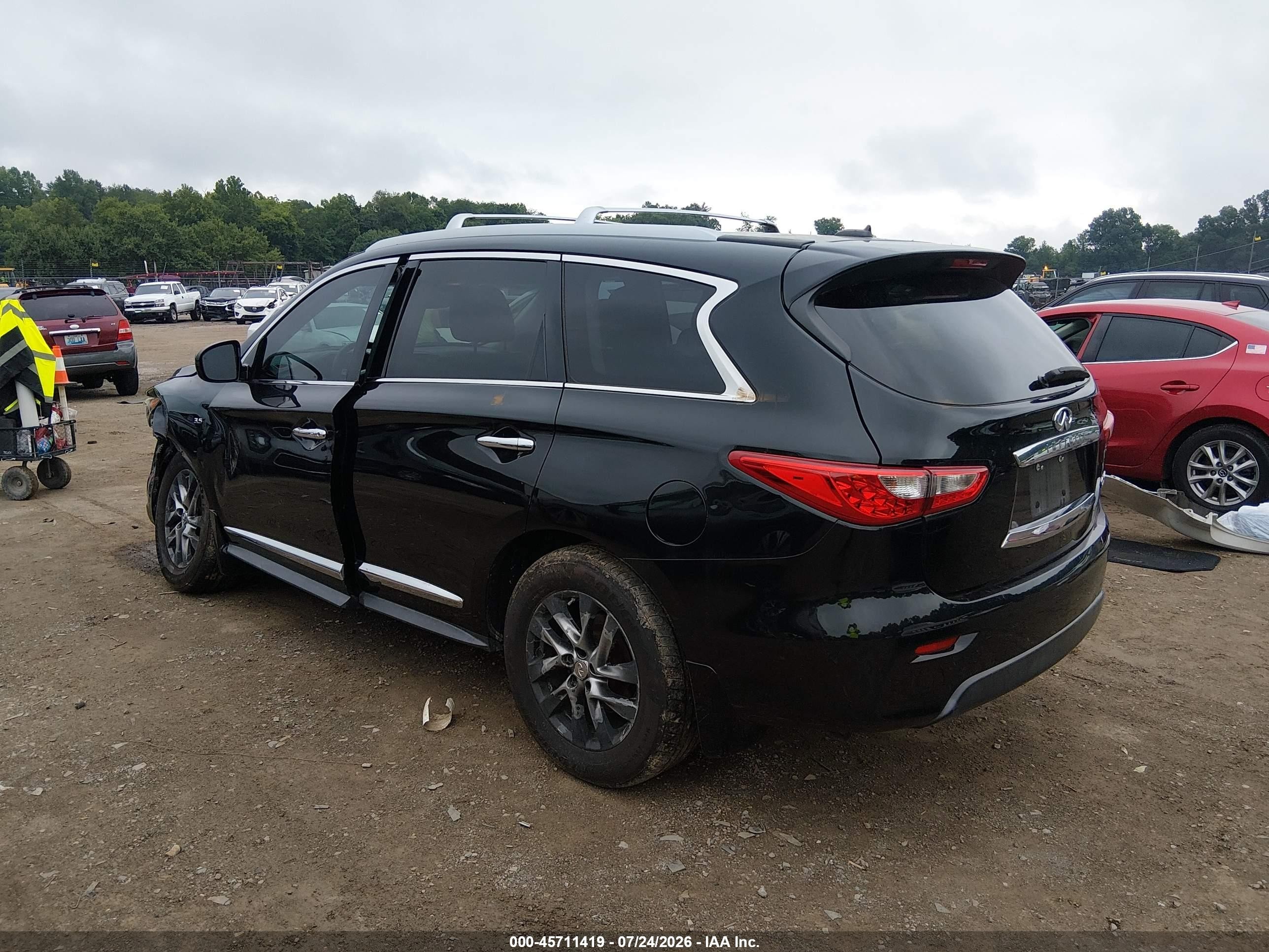 2014 Infiniti Qx60   Black vin: 5N1AL0MM7EC544733