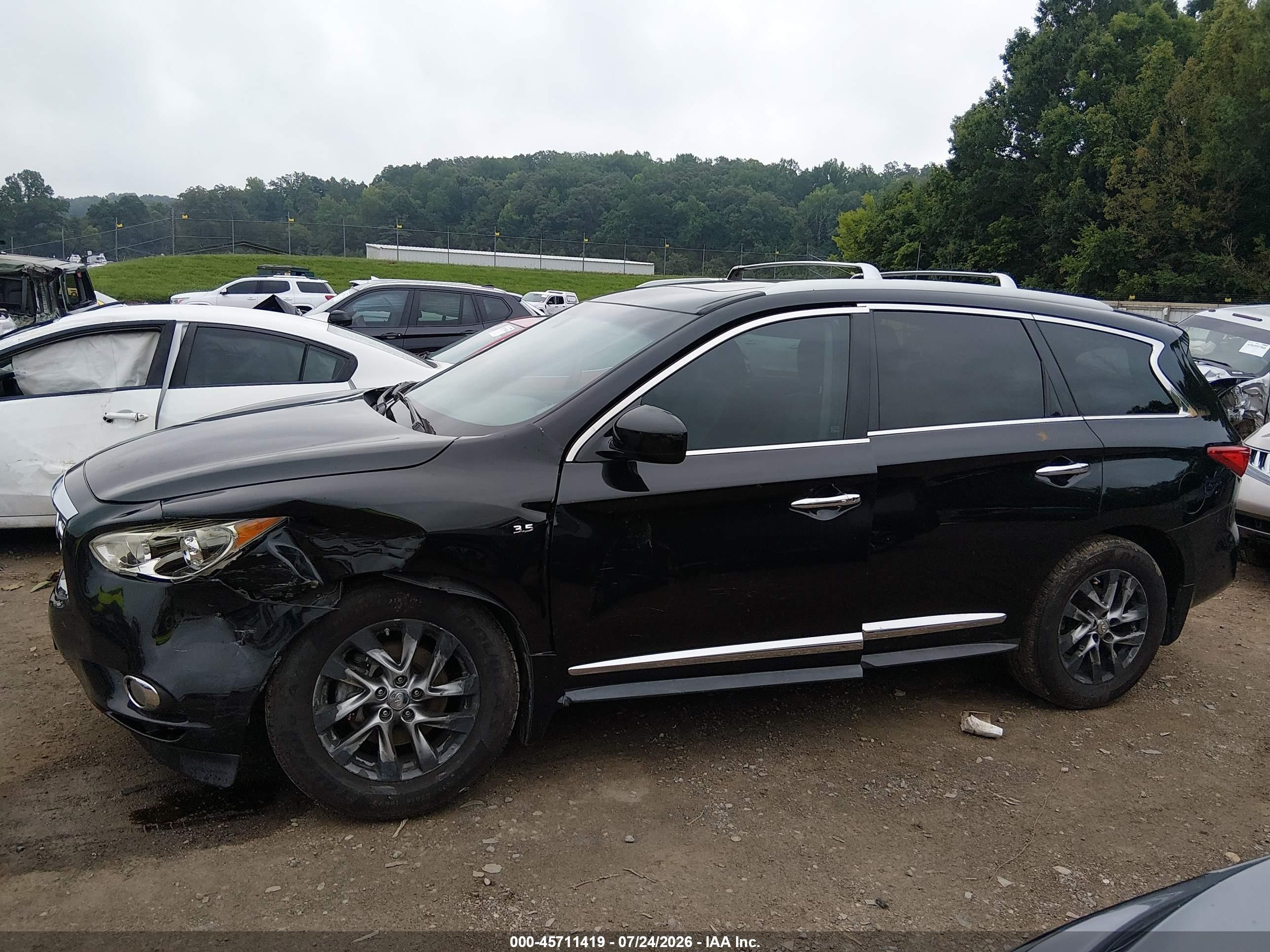 2014 Infiniti Qx60   Black vin: 5N1AL0MM7EC544733