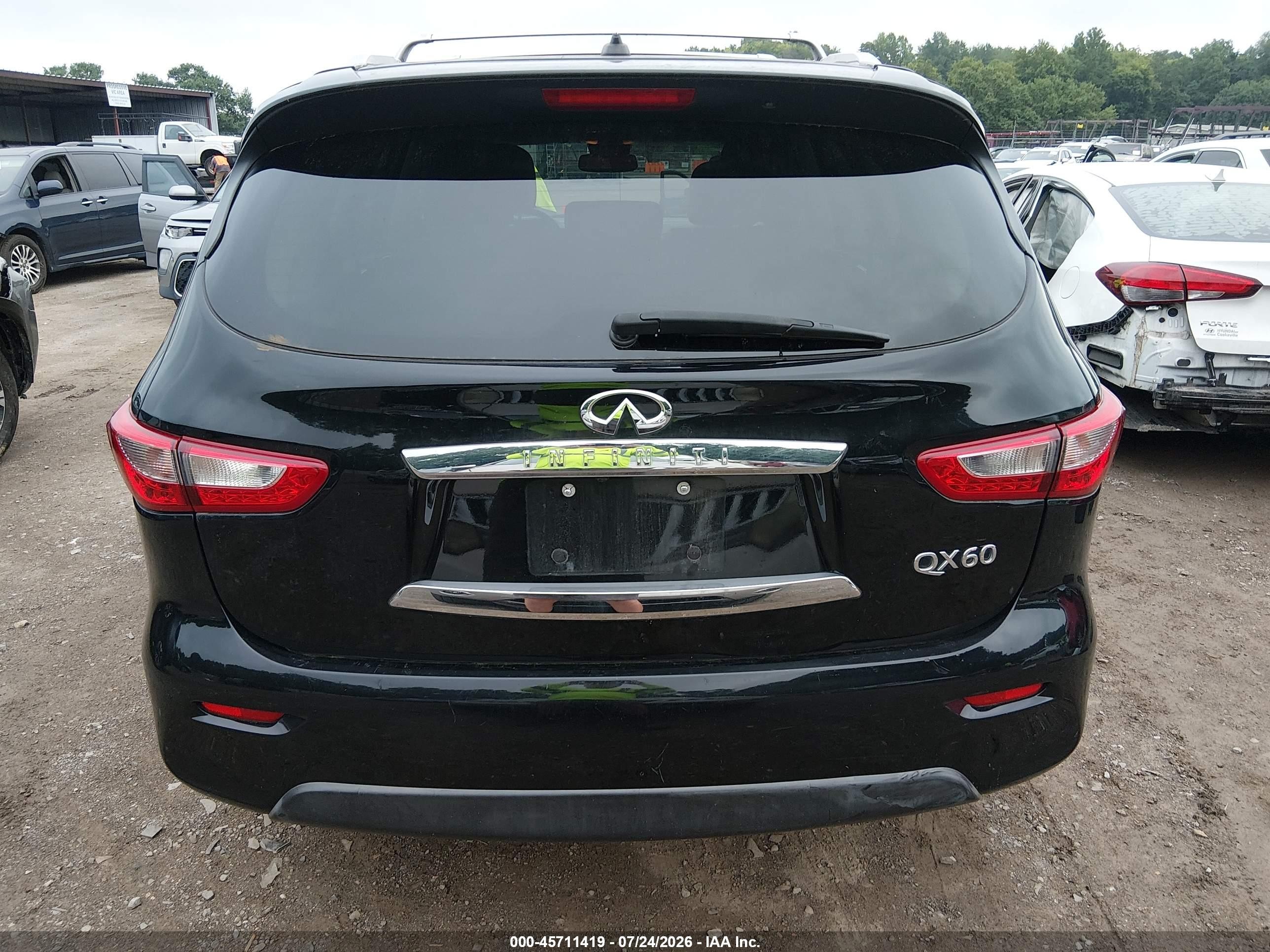 2014 Infiniti Qx60   Black vin: 5N1AL0MM7EC544733