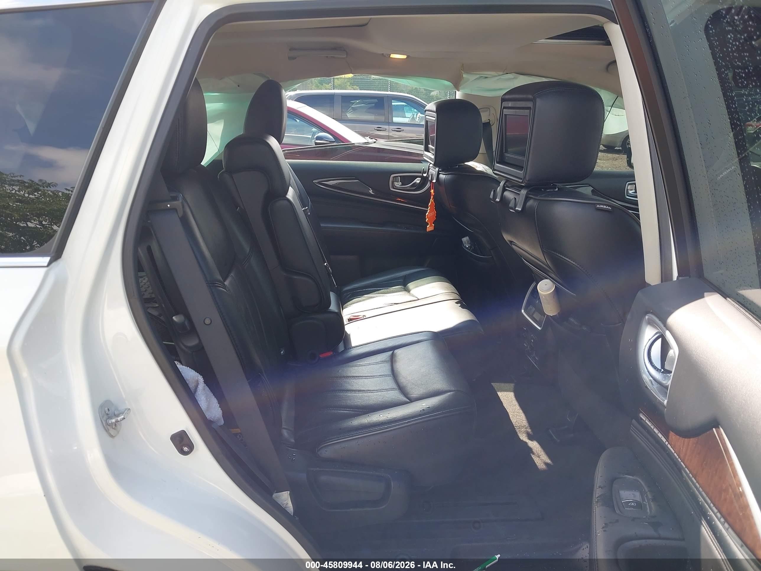 2014 Infiniti Qx60   White vin: 5N1AL0MM7EC547695