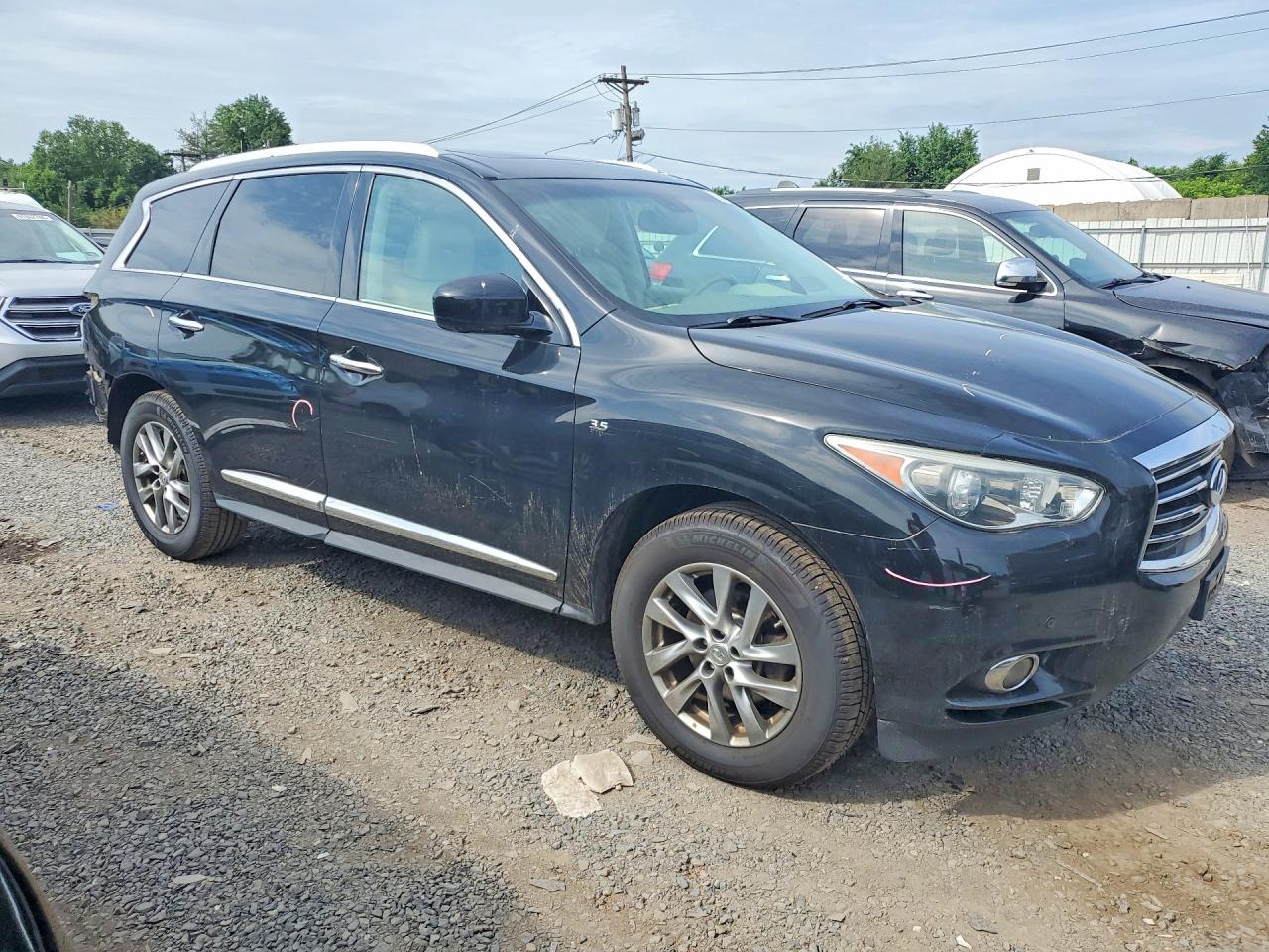 2014 Infiniti Qx60 Base Black vin: 5N1AL0MM7EC549799
